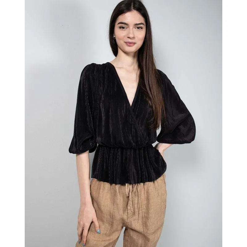 Bluza petrecuta cu peplum 23YEL17029