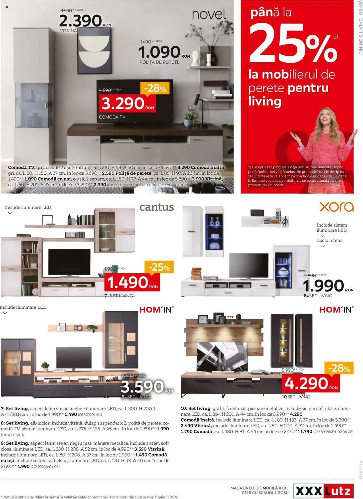 Catalog XXXLutz catalog de la 11 septembrie până la 8 octombrie 2023 - Revista Pagina 9