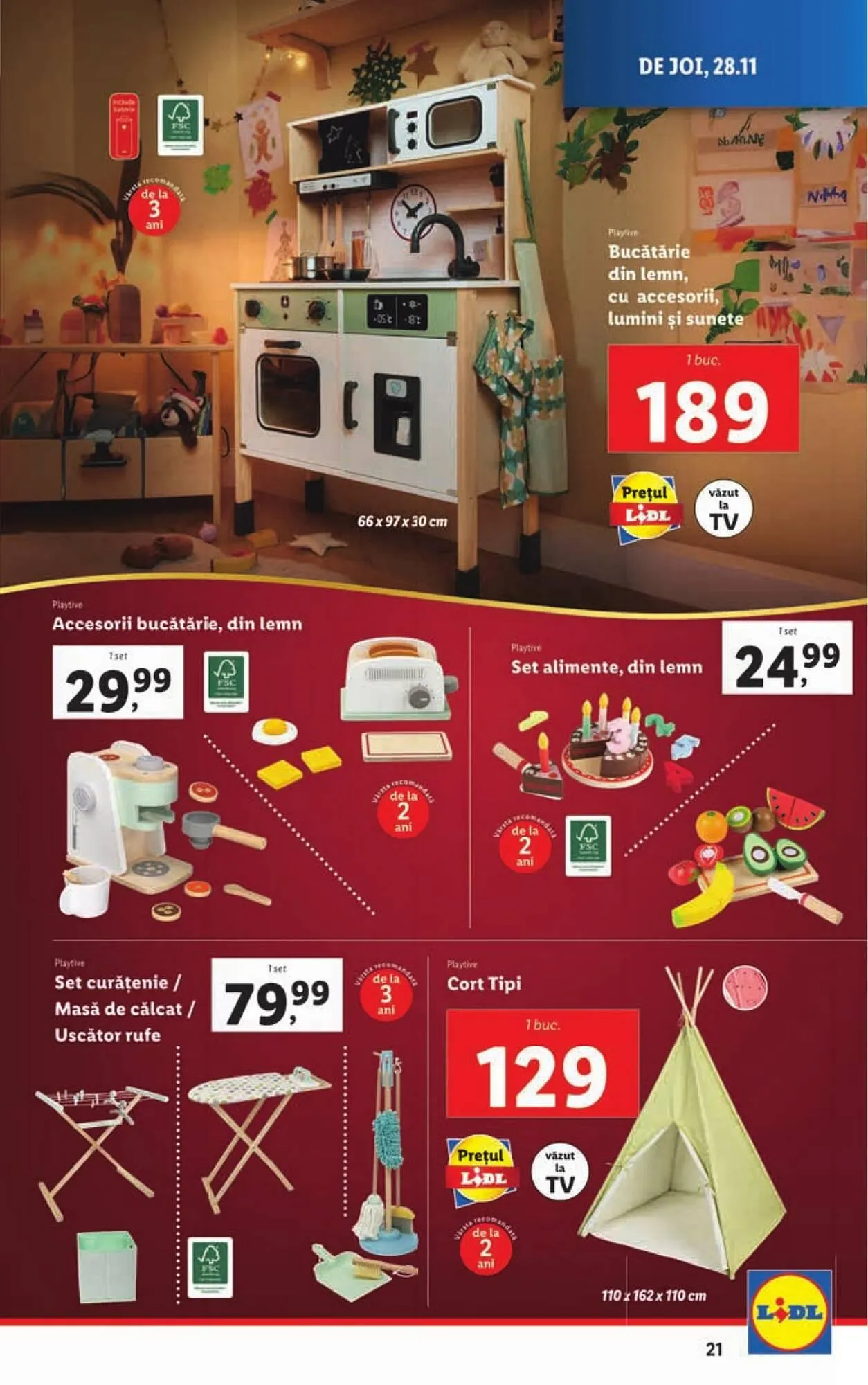 Catalog Catalog Lidl de la 25 noiembrie până la 1 decembrie 2024 - Revista Pagina 21