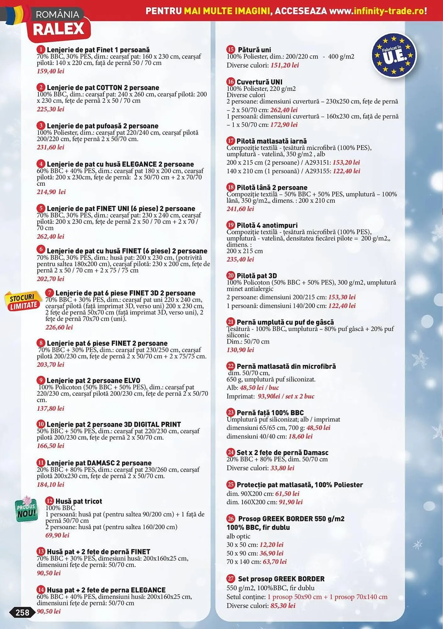Catalog Infinity catalog de la 5 martie până la 30 aprilie 2024 - Revista Pagina 260