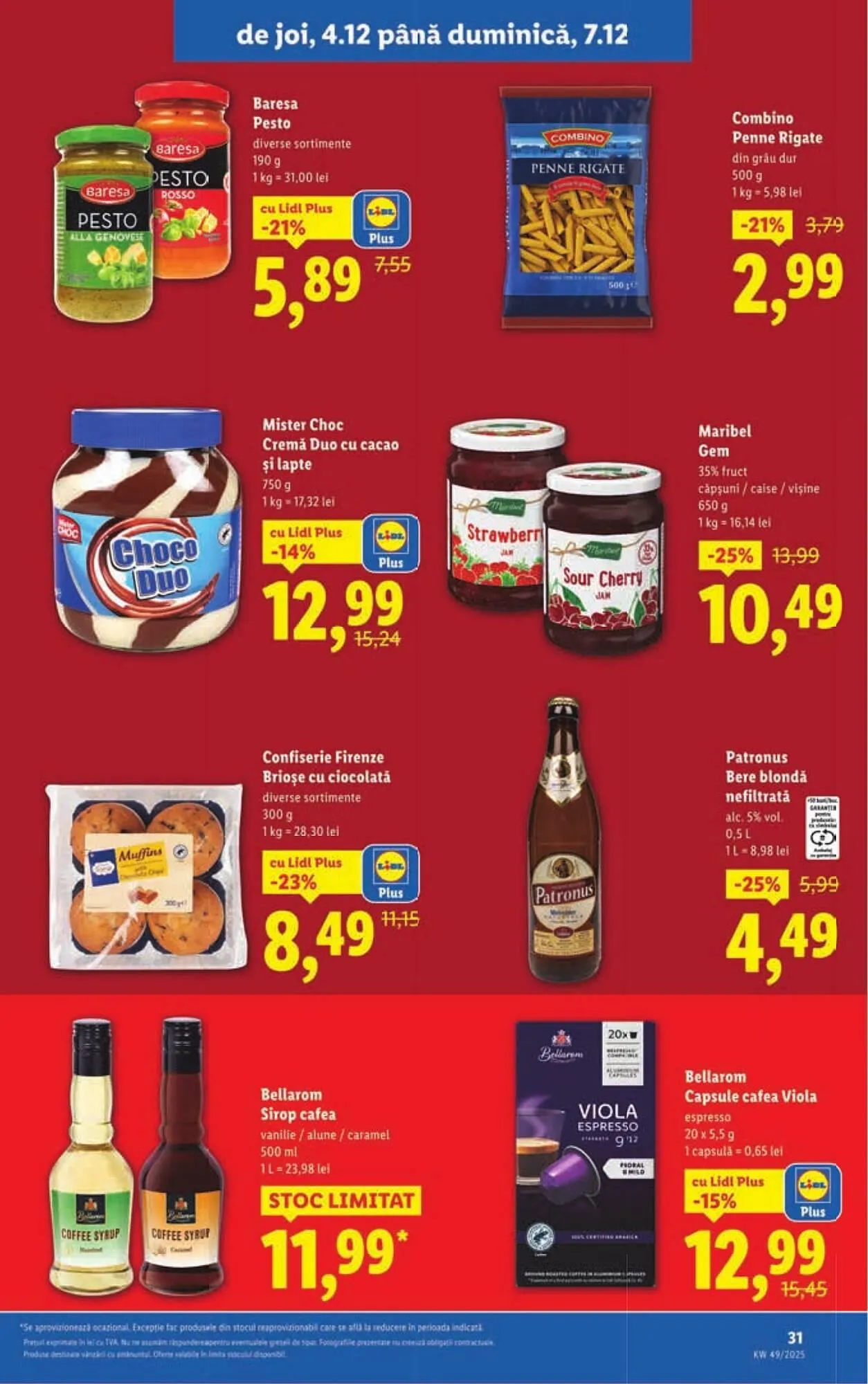 Catalog Catalog Lidl de la 1 decembrie până la 7 decembrie 2025 - Revista Pagina 31