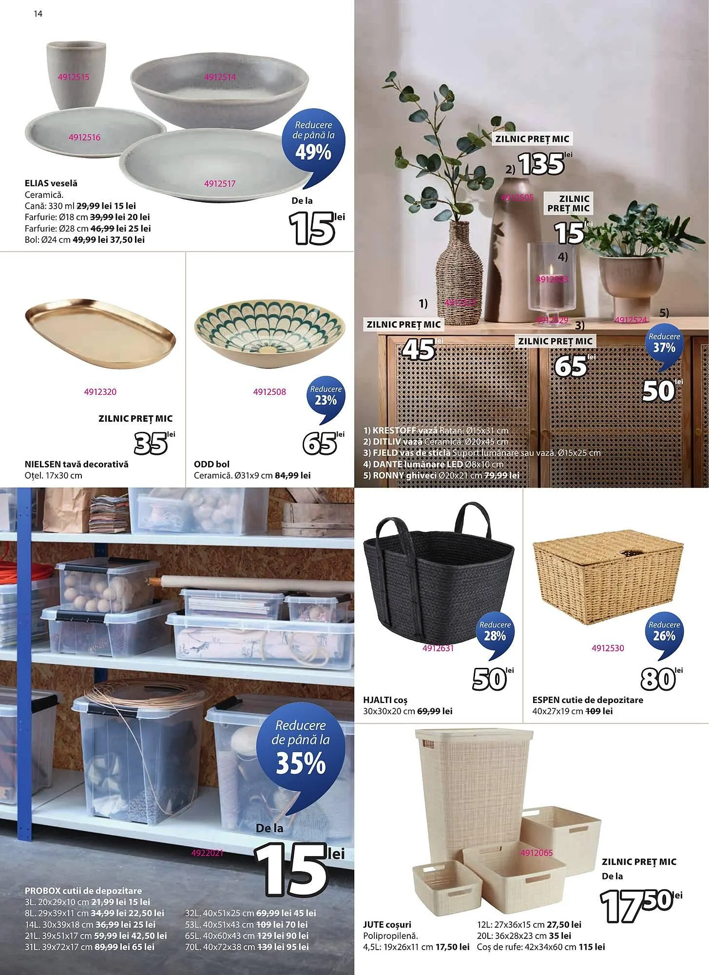 Catalog Catalog JYSK de la 1 ianuarie până la 23 ianuarie 2026 - Revista Pagina 14