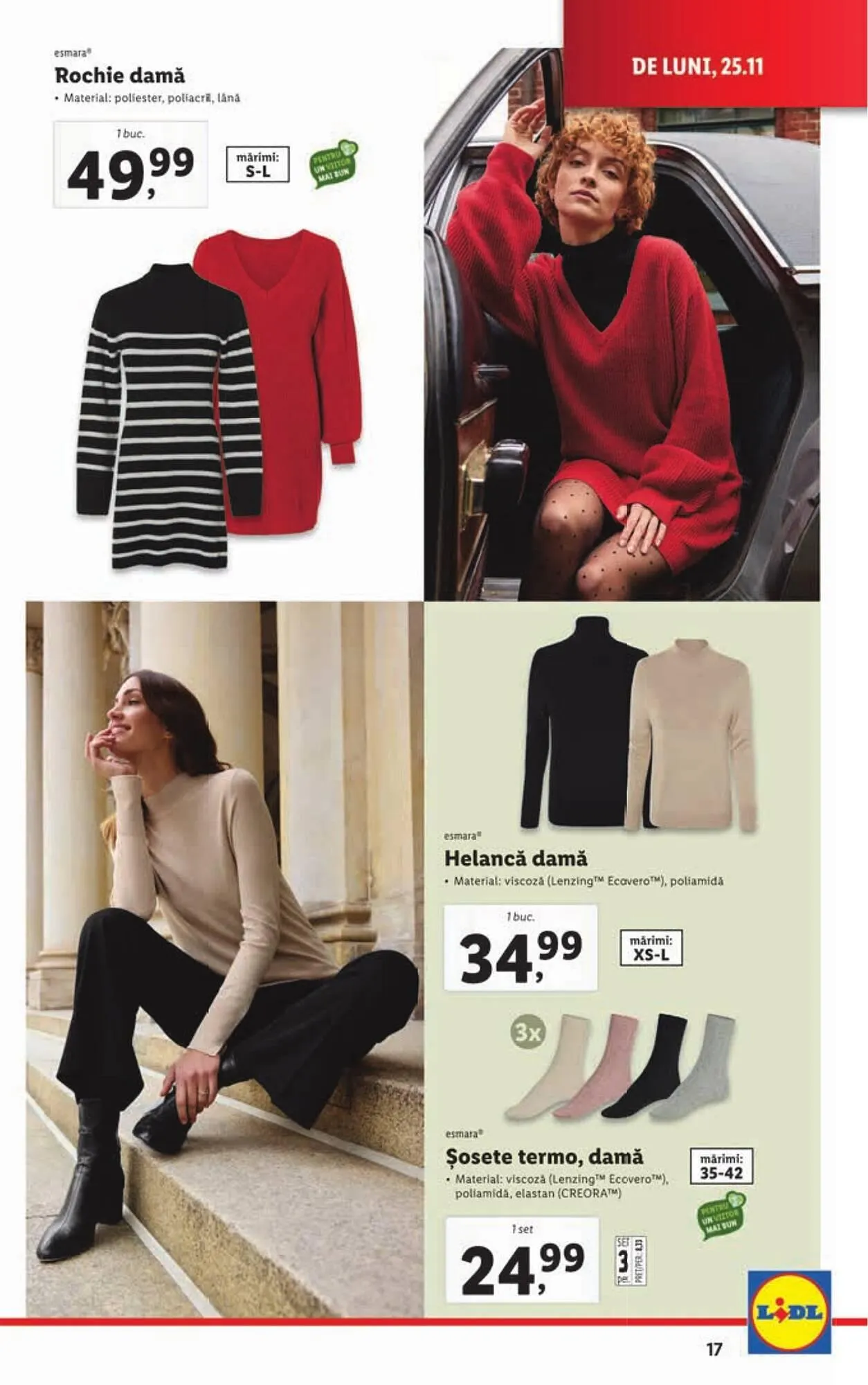 Catalog Catalog Lidl de la 25 noiembrie până la 1 decembrie 2024 - Revista Pagina 17