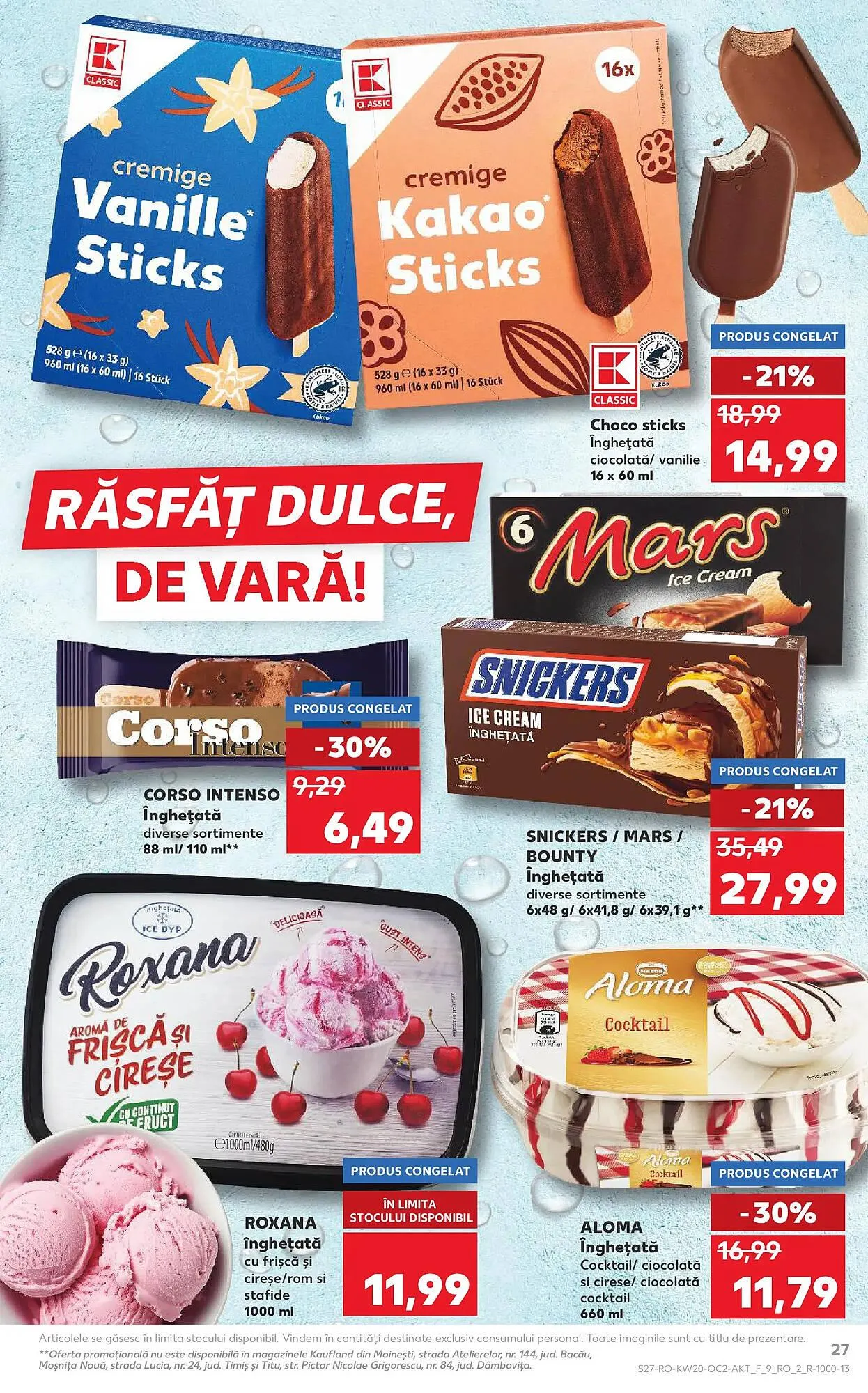 Catalog Catalog Kaufland de la 13 mai până la 19 mai 2026 - Revista Pagina 27