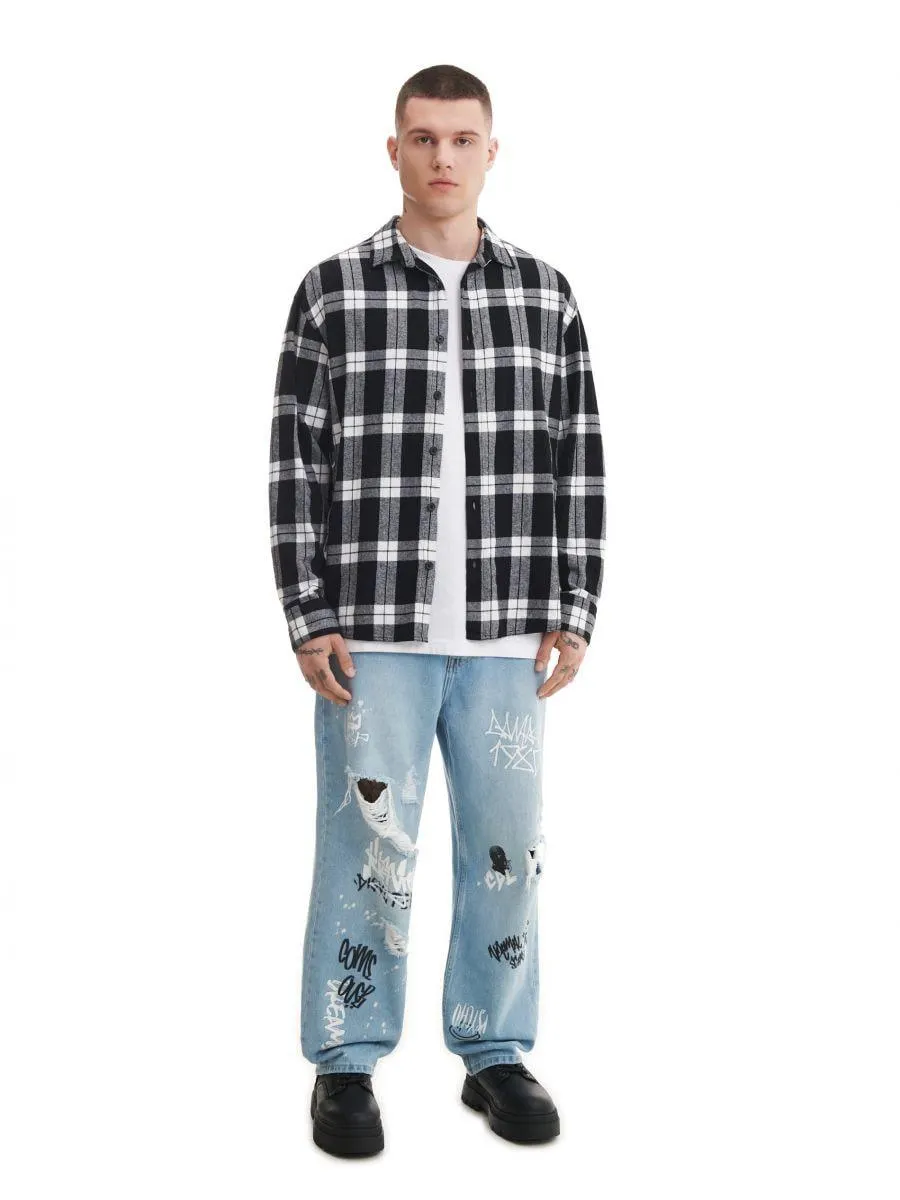 Cămașă în carouri