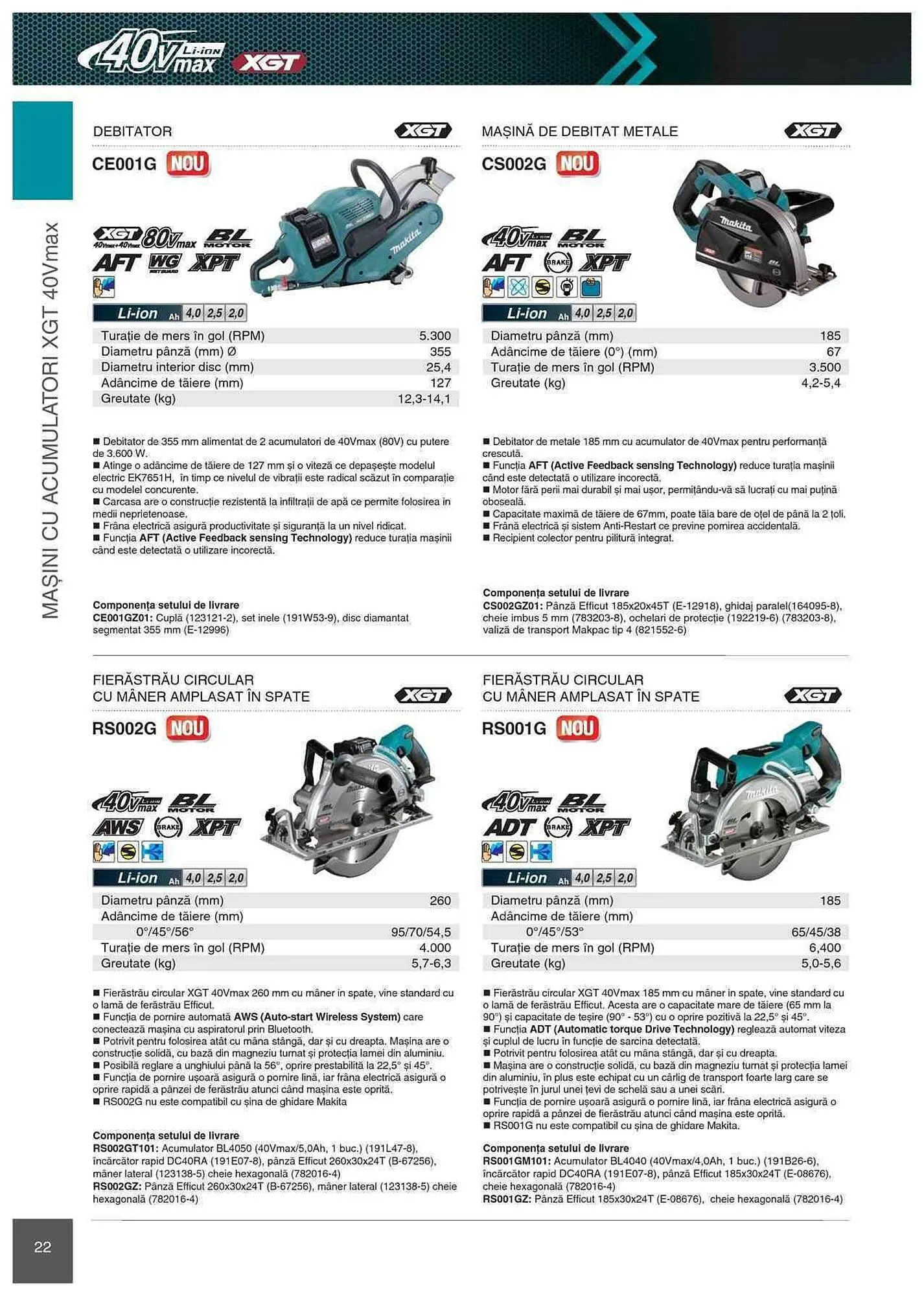 Catalog Makita catalog de la 1 ianuarie până la 31 decembrie 2023 - Revista Pagina 22