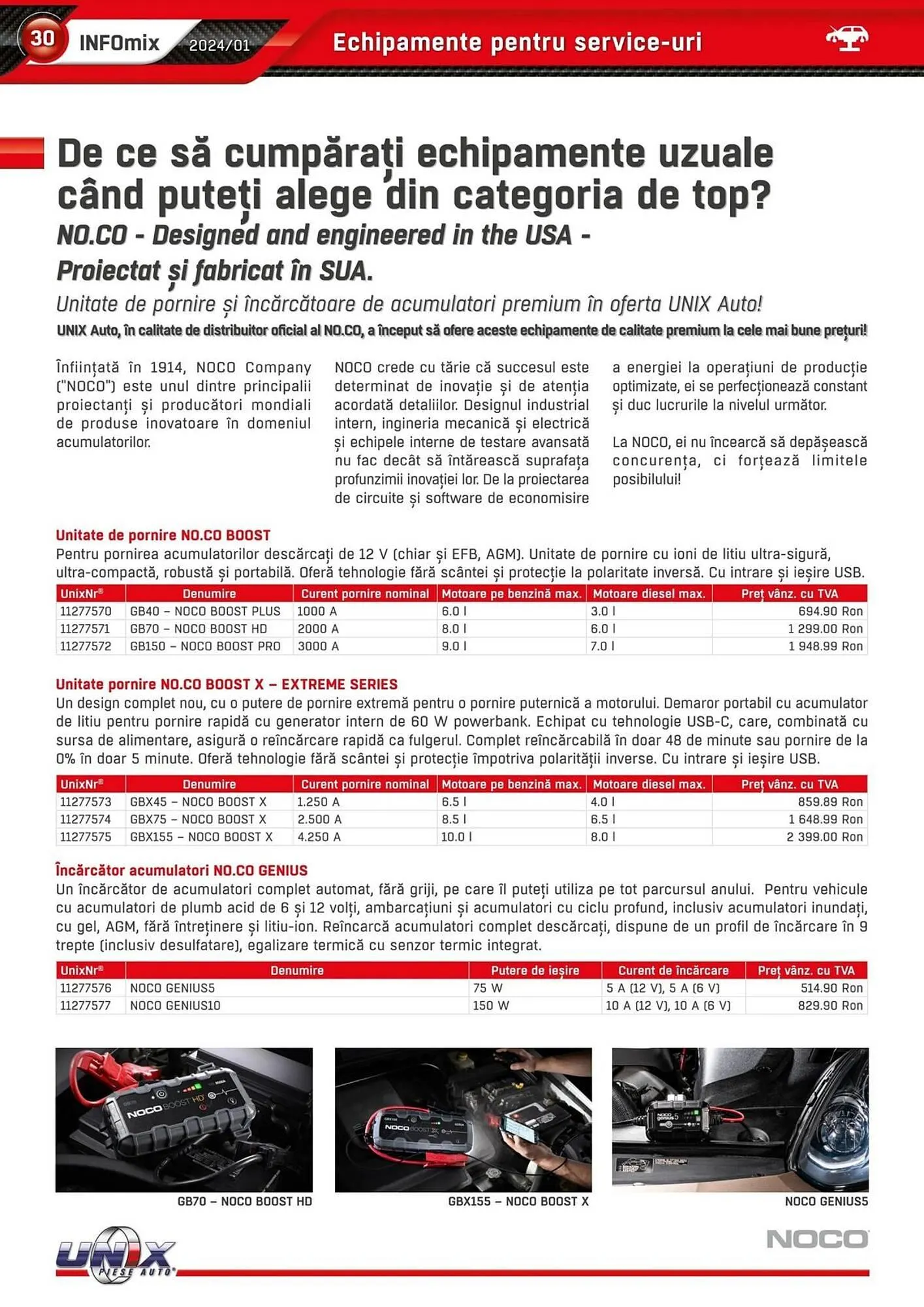 Catalog UNIX Auto catalog de la 19 ianuarie până la 31 decembrie 2024 - Revista Pagina 30