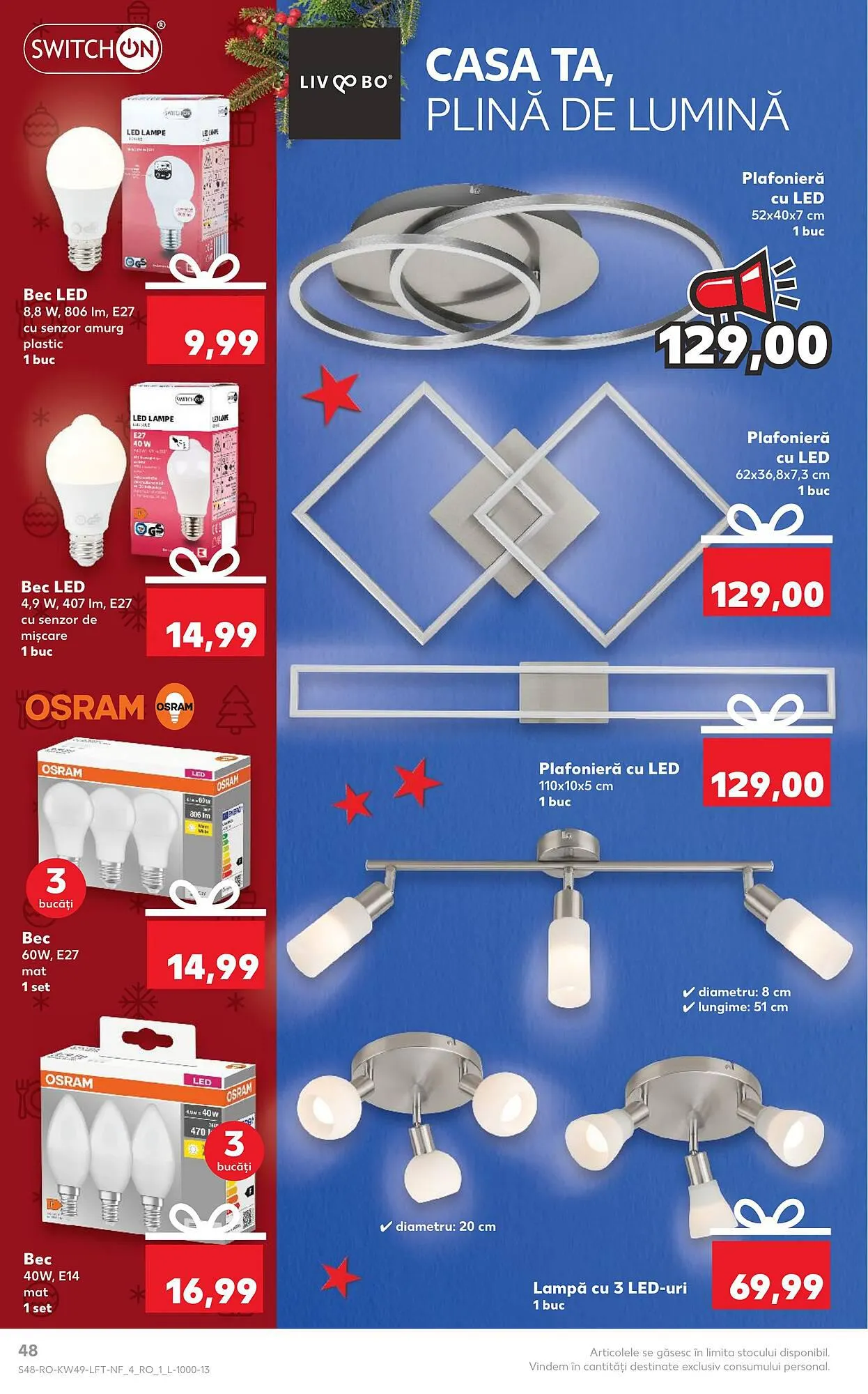 Catalog Kaufland catalog de la 6 decembrie până la 12 decembrie 2023 - Revista Pagina 48