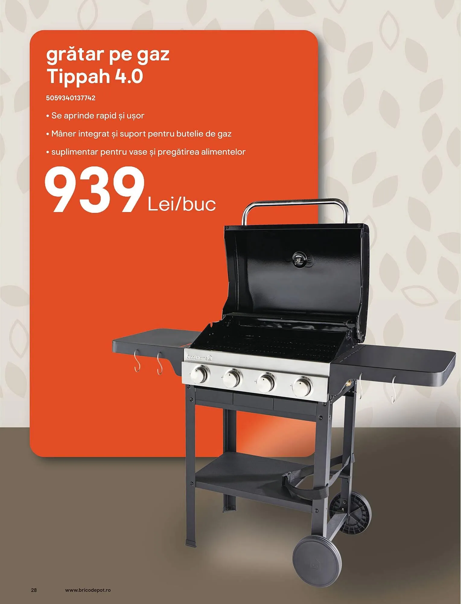 Catalog Catalog Brico Depôt de la 9 mai până la 22 aprilie 2025 - Revista Pagina 28