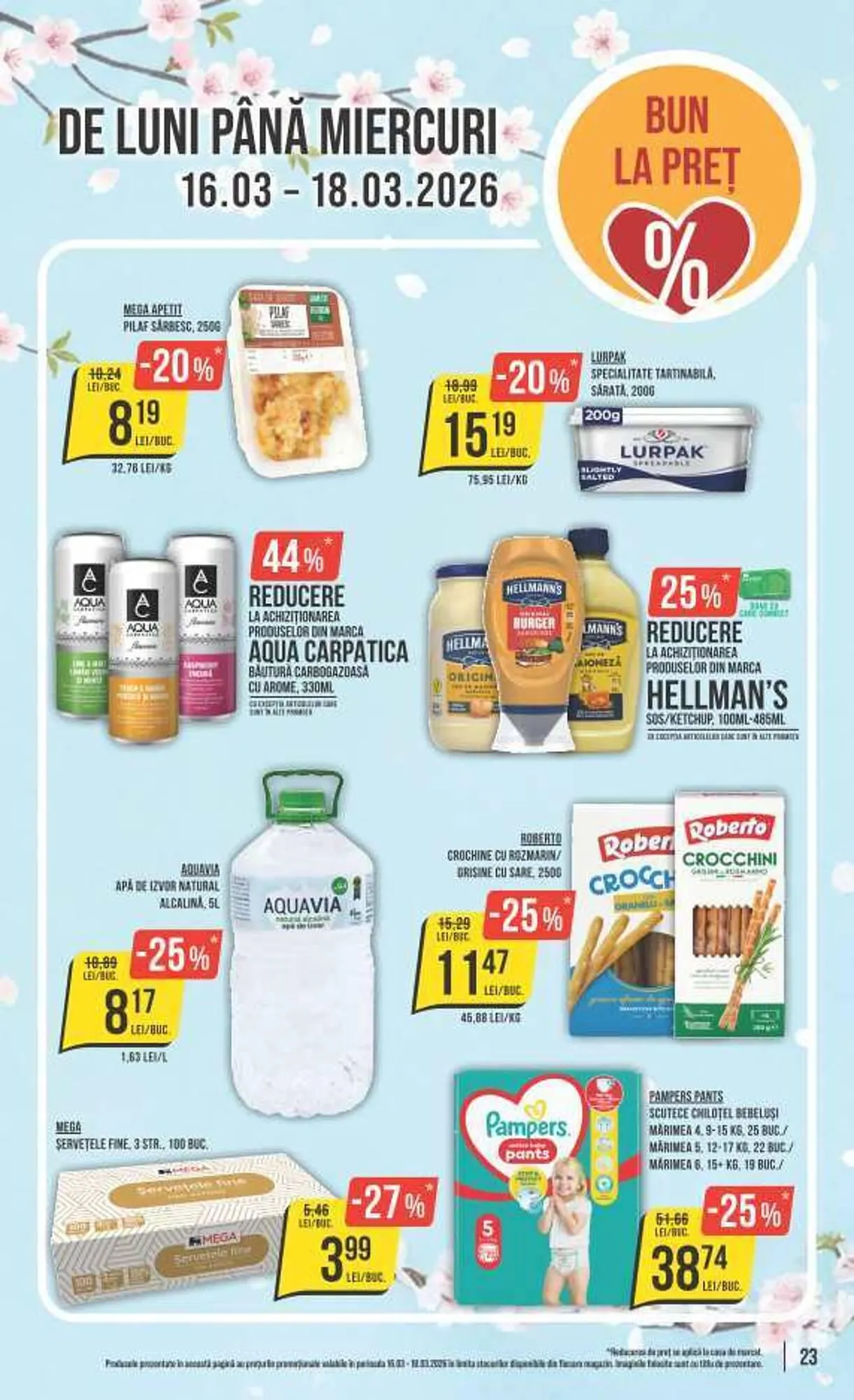 Catalog Catalog Mega Image de la 12 martie până la 18 martie 2026 - Revista Pagina 23