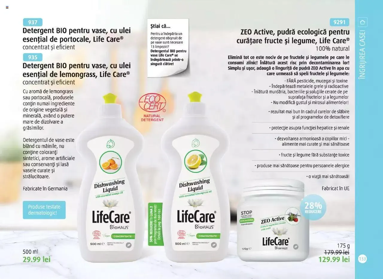 Catalog Catalog Life Care primavara-vara 2023 de la 1 martie până la 31 decembrie 2023 - Revista Pagina 135