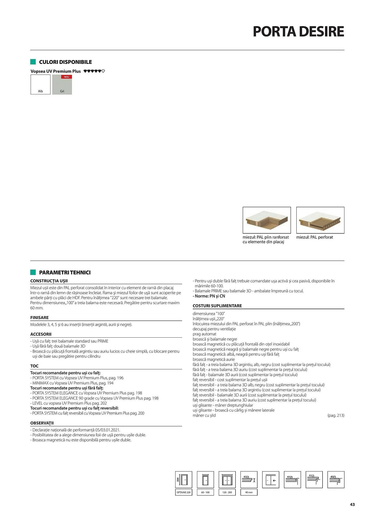 Catalog Сatalog Usi 365  de la 31 iulie până la 31 decembrie 2024 - Revista Pagina 43