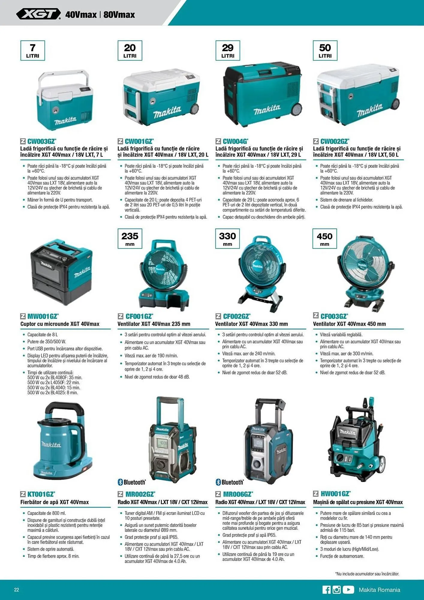 Catalog Catalog Makita de la 11 aprilie până la 28 octombrie 2025 - Revista Pagina 22