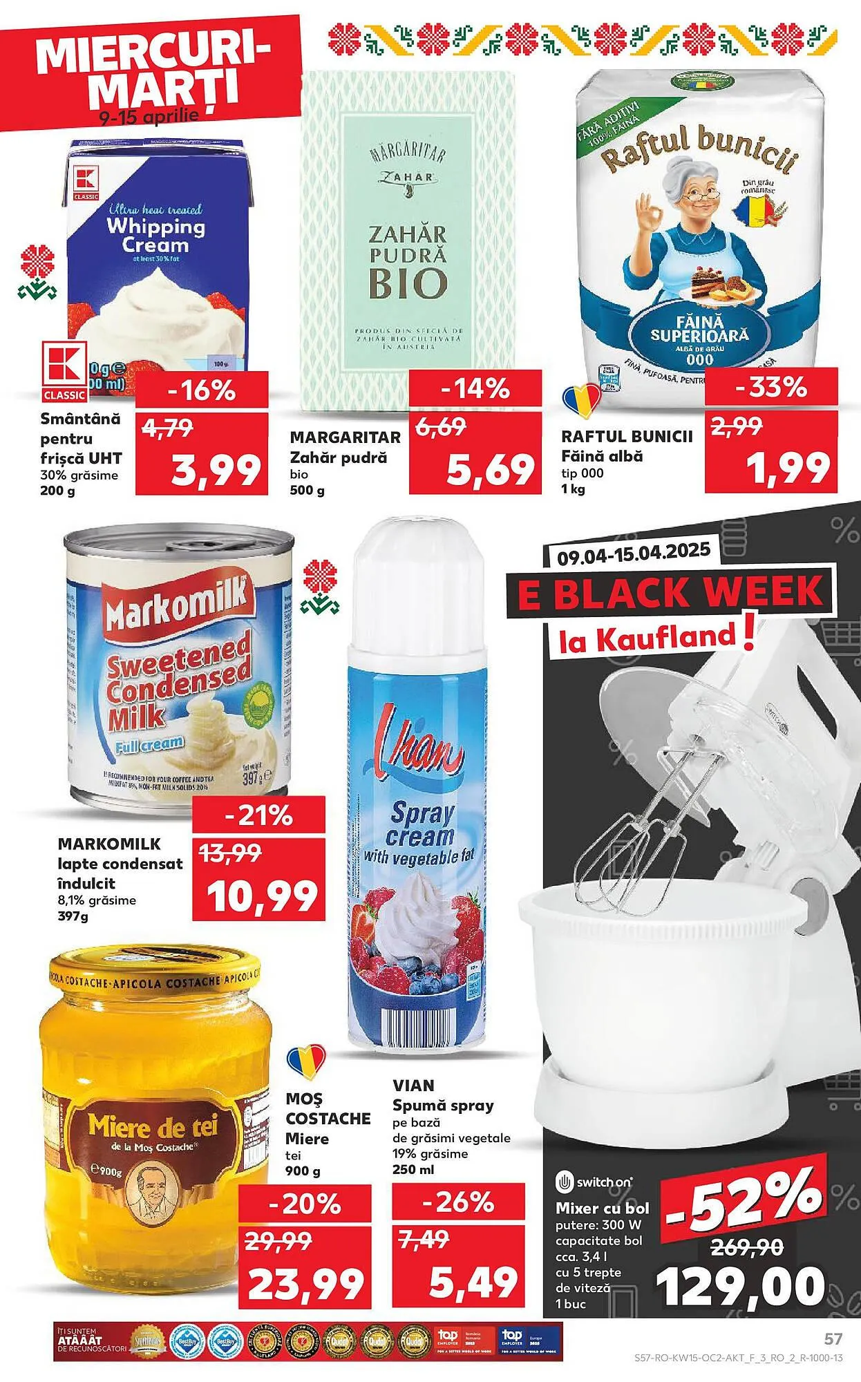 Catalog Catalog Kaufland de la 9 aprilie până la 15 aprilie 2025 - Revista Pagina 57