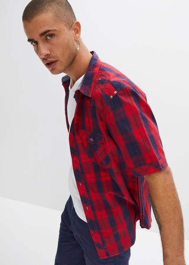 Cămașă cu mâneci scurte, Regular Fit