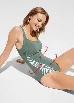 Costum baie shape-puternic, poliamidă sustenabilă