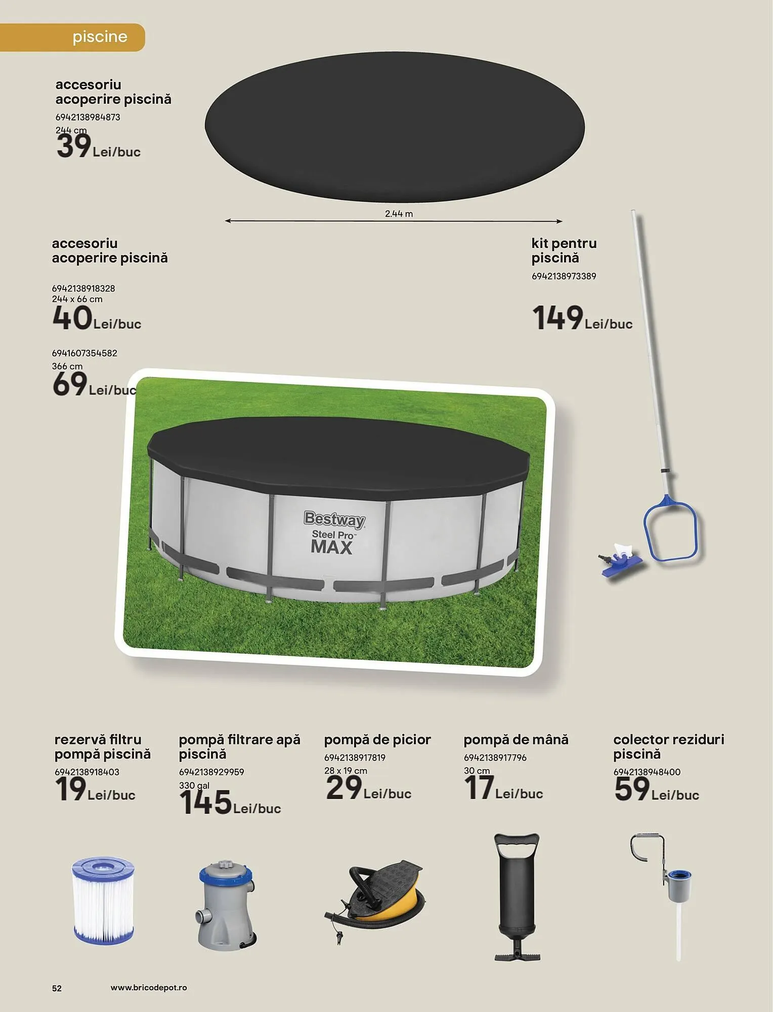 Catalog Catalog Brico Depôt de la 9 mai până la 22 aprilie 2025 - Revista Pagina 52