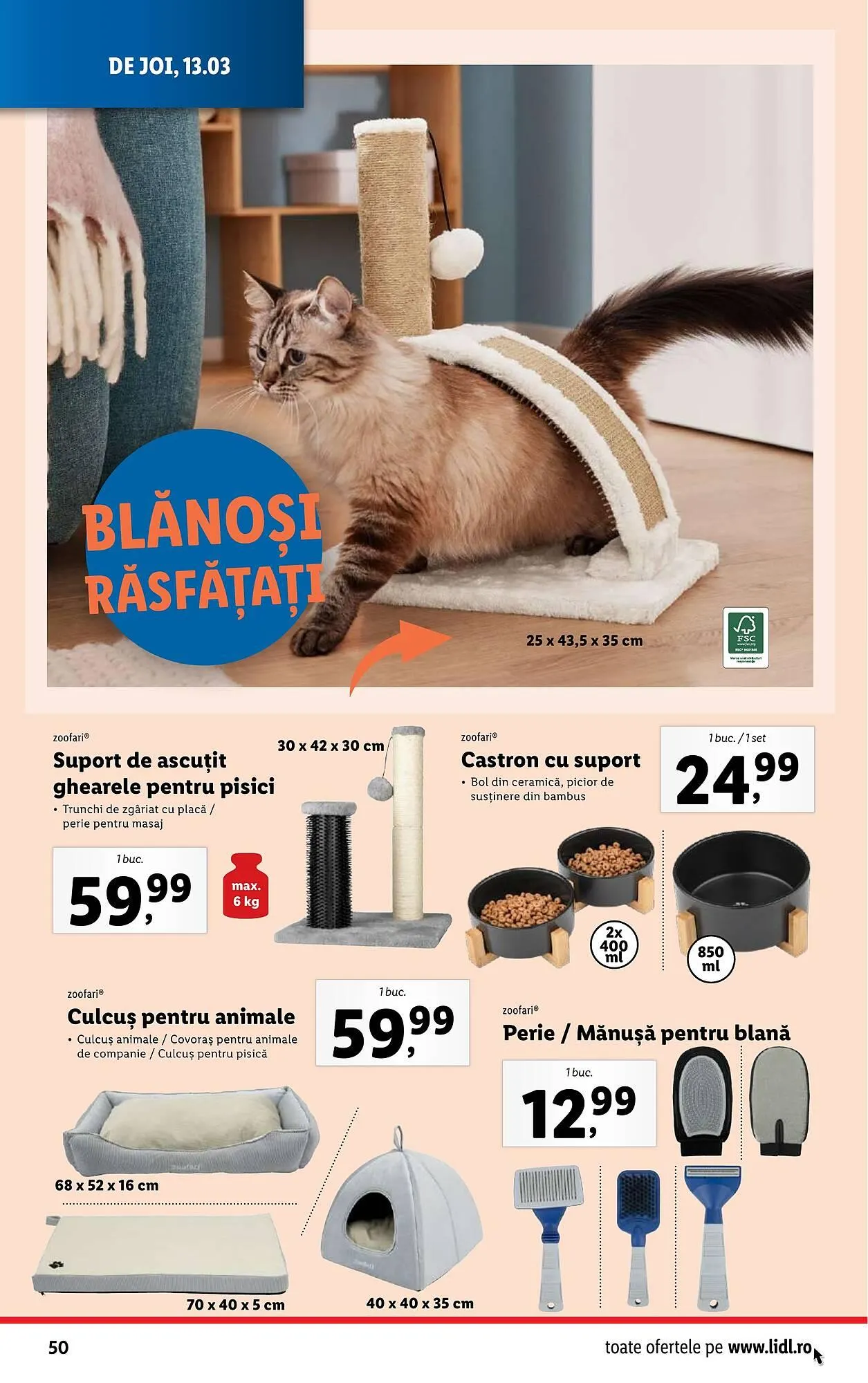 Catalog Catalog Lidl de la 10 martie până la 16 martie 2025 - Revista Pagina 50