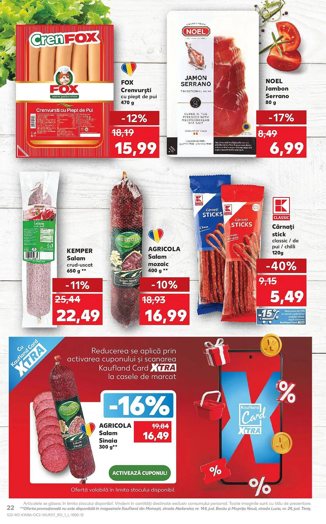 Catalog Catalog Kaufland de la 4 februarie până la 10 februarie 2026 - Revista Pagina 22