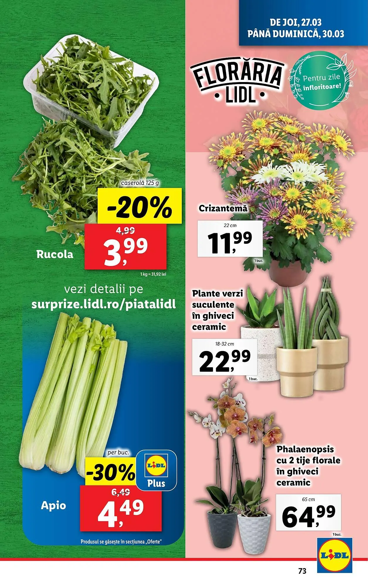 Catalog Catalog Lidl de la 24 martie până la 30 martie 2025 - Revista Pagina 73