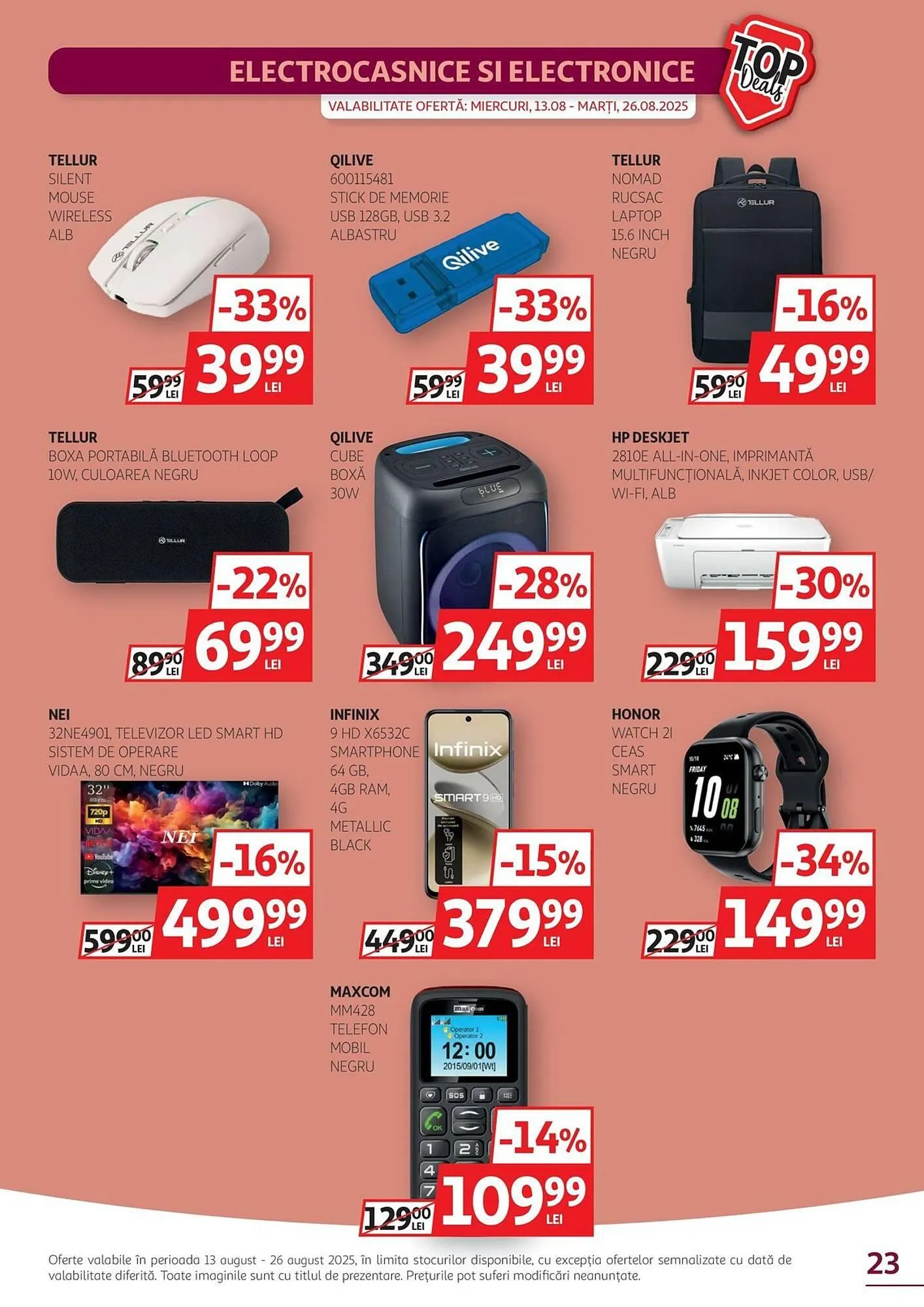 Catalog Catalog Auchan de la 13 august până la 26 august 2025 - Revista Pagina 23