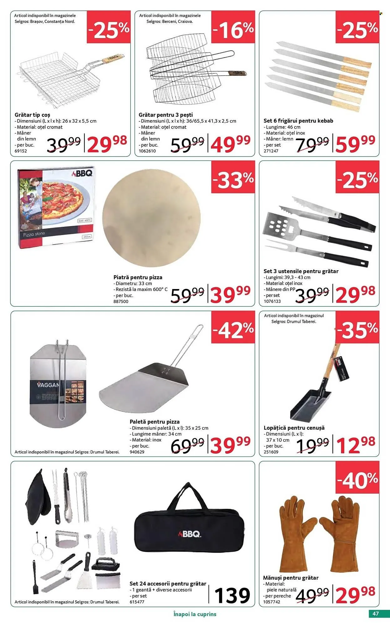 Catalog Catalog Selgros de la 17 aprilie până la 14 mai 2026 - Revista Pagina 47