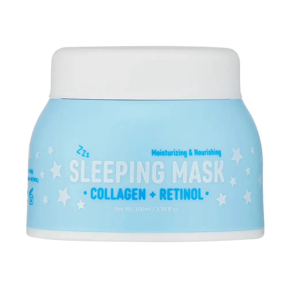 Masca de noapte hidratanta si hranitoare cu colagen si retinol, 100ml, Look At Me