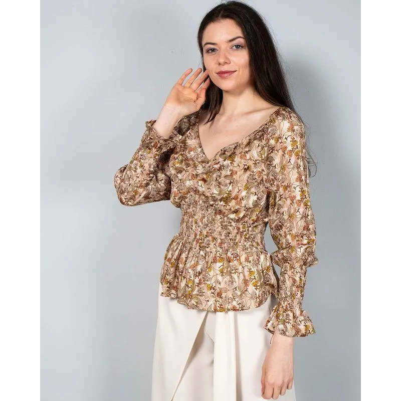 Bluza cu peplum si imprimeu 23MAY12038