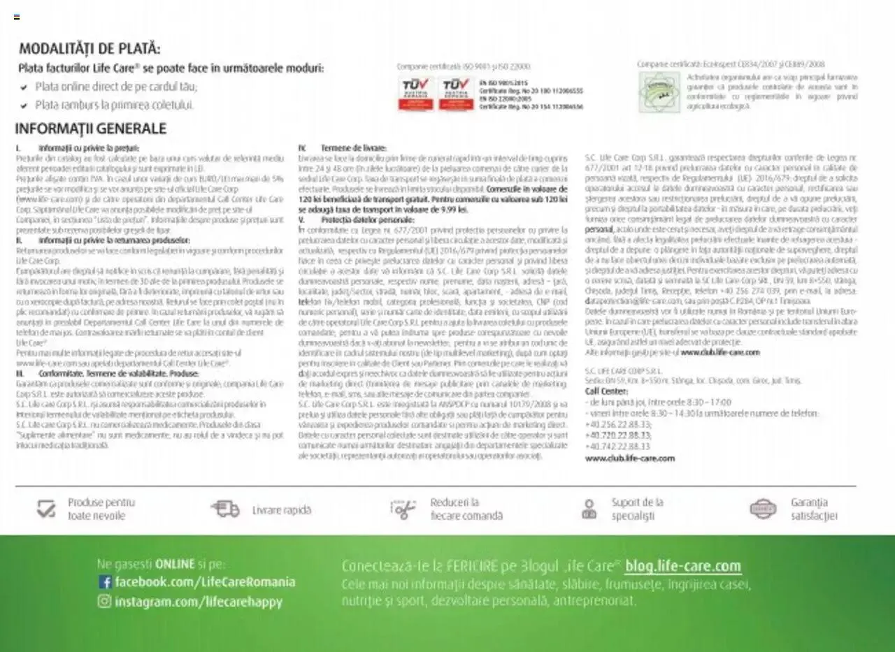Catalog Catalog Life Care de la 1 septembrie până la 31 decembrie 2023 - Revista Pagina 171