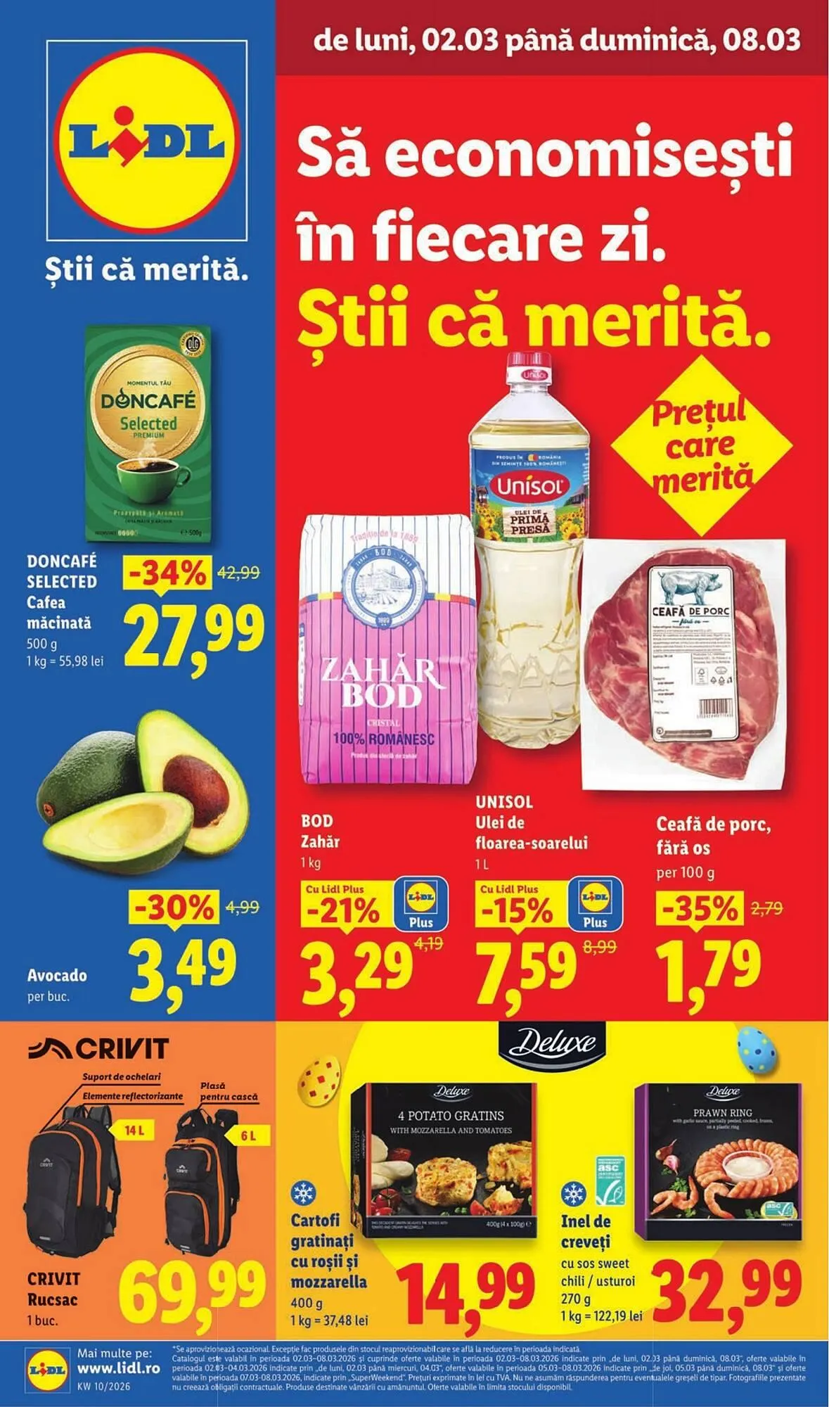 Catalog Catalog Lidl de la 2 martie până la 8 martie 2026 - Revista Pagina 1