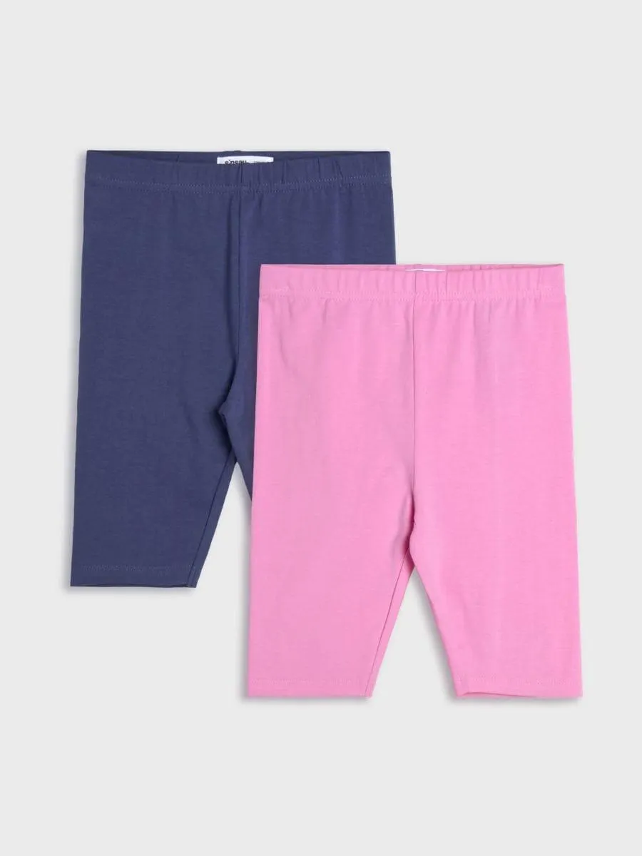 Pantaloni scurți tip biker, set de 2 bucăți