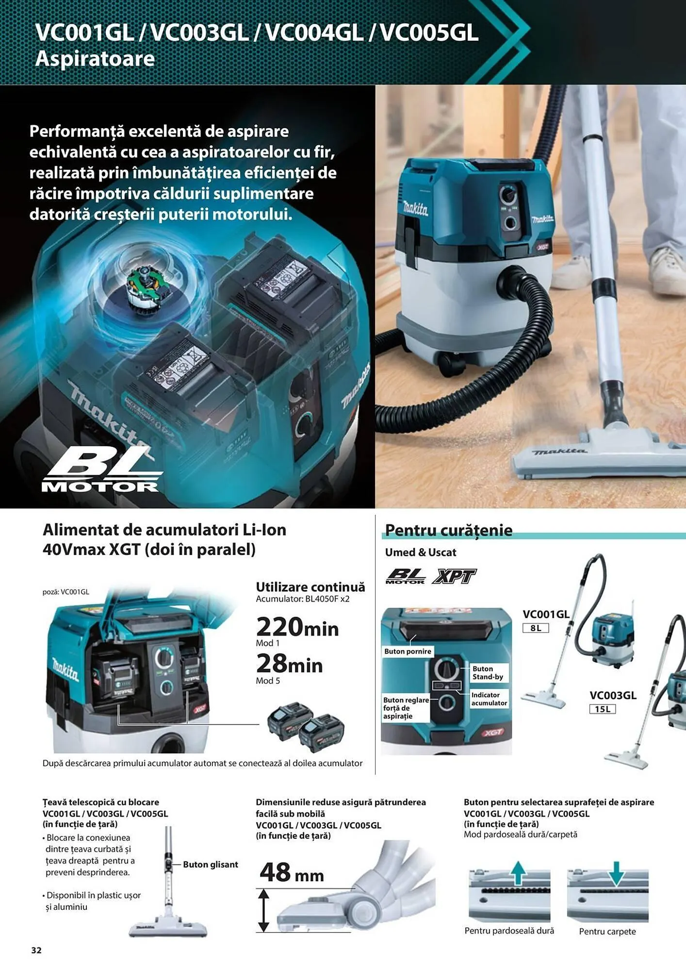 Catalog Сatalog Makita de la 19 iunie până la 31 decembrie 2024 - Revista Pagina 32