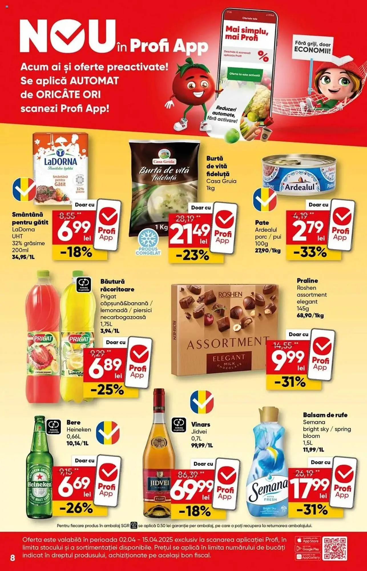 Catalog Catalog PROFI de la 2 aprilie până la 15 aprilie 2025 - Revista Pagina 8