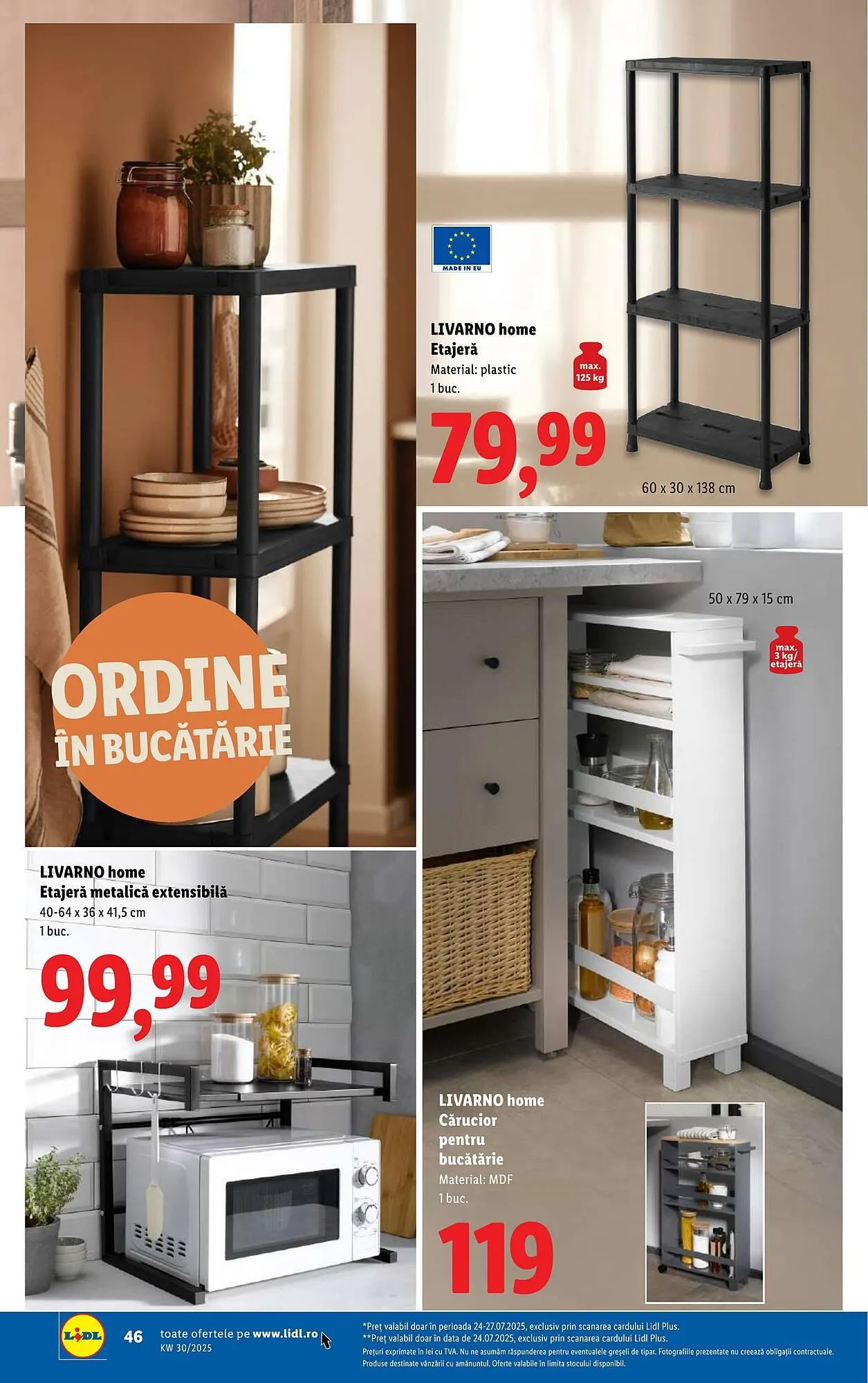Catalog Catalog Lidl de la 21 iulie până la 27 iulie 2025 - Revista Pagina 46
