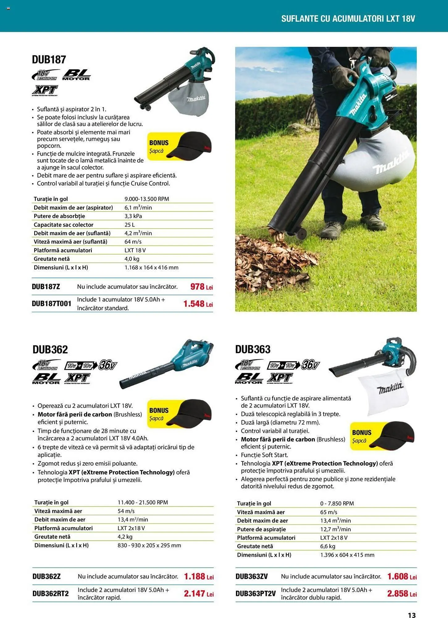 Catalog Makita catalog de la 1 septembrie până la 22 decembrie 2023 - Revista Pagina 13