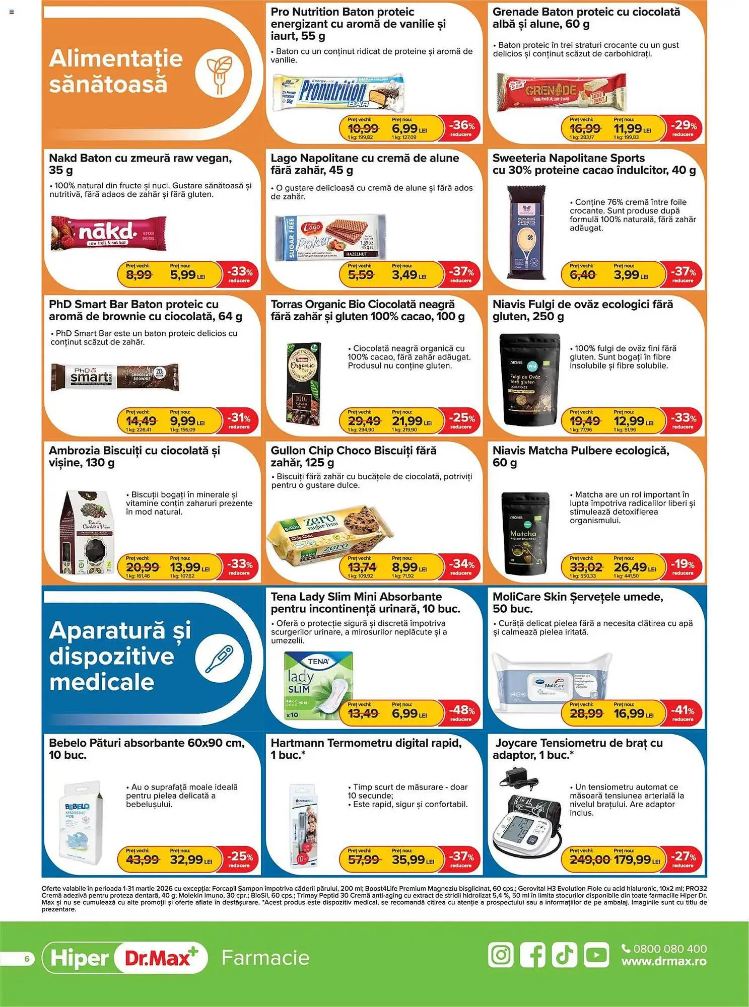 Catalog Catalog Dr.Max de la 28 februarie până la 31 martie 2026 - Revista Pagina 6