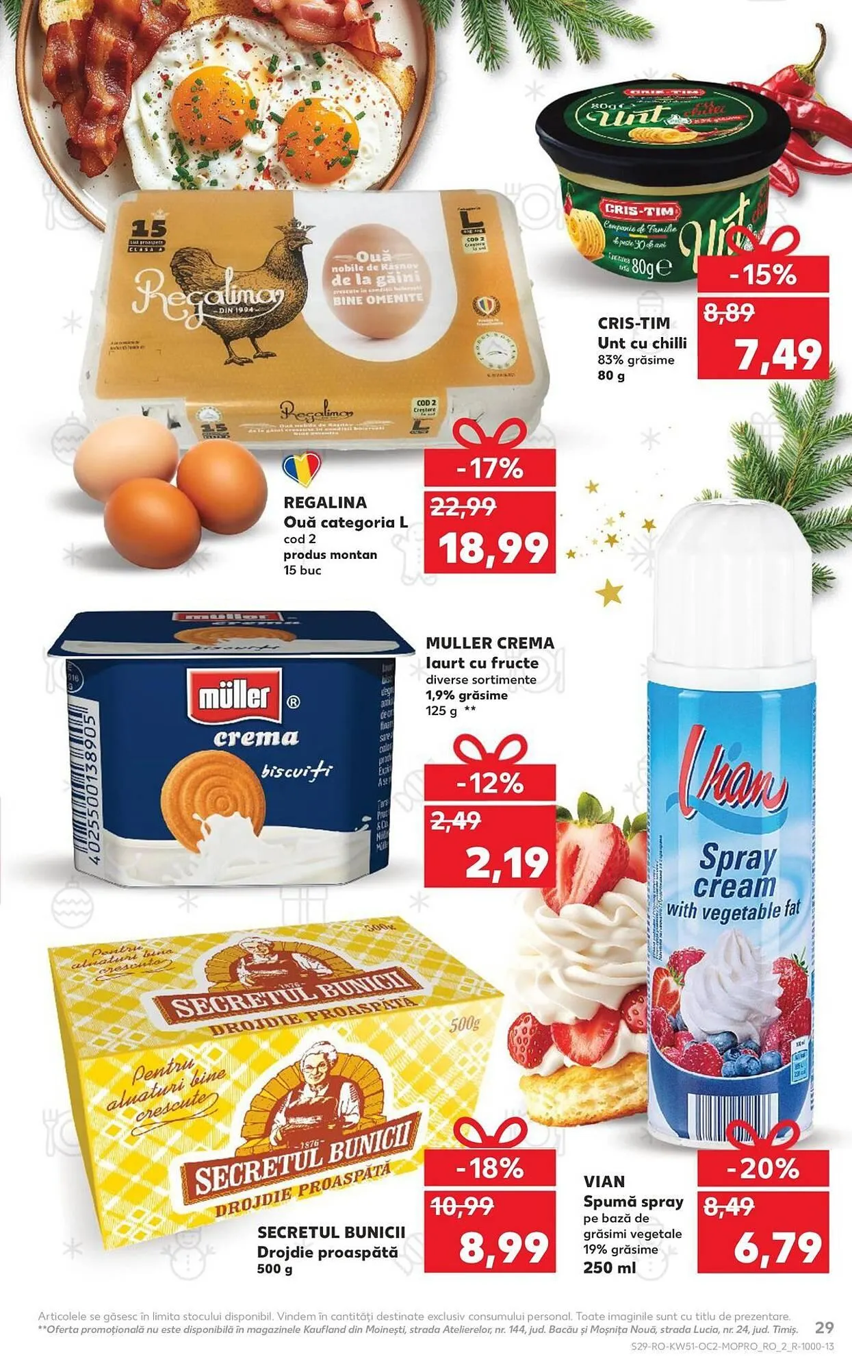 Catalog Catalog Kaufland de la 17 decembrie până la 23 decembrie 2025 - Revista Pagina 29