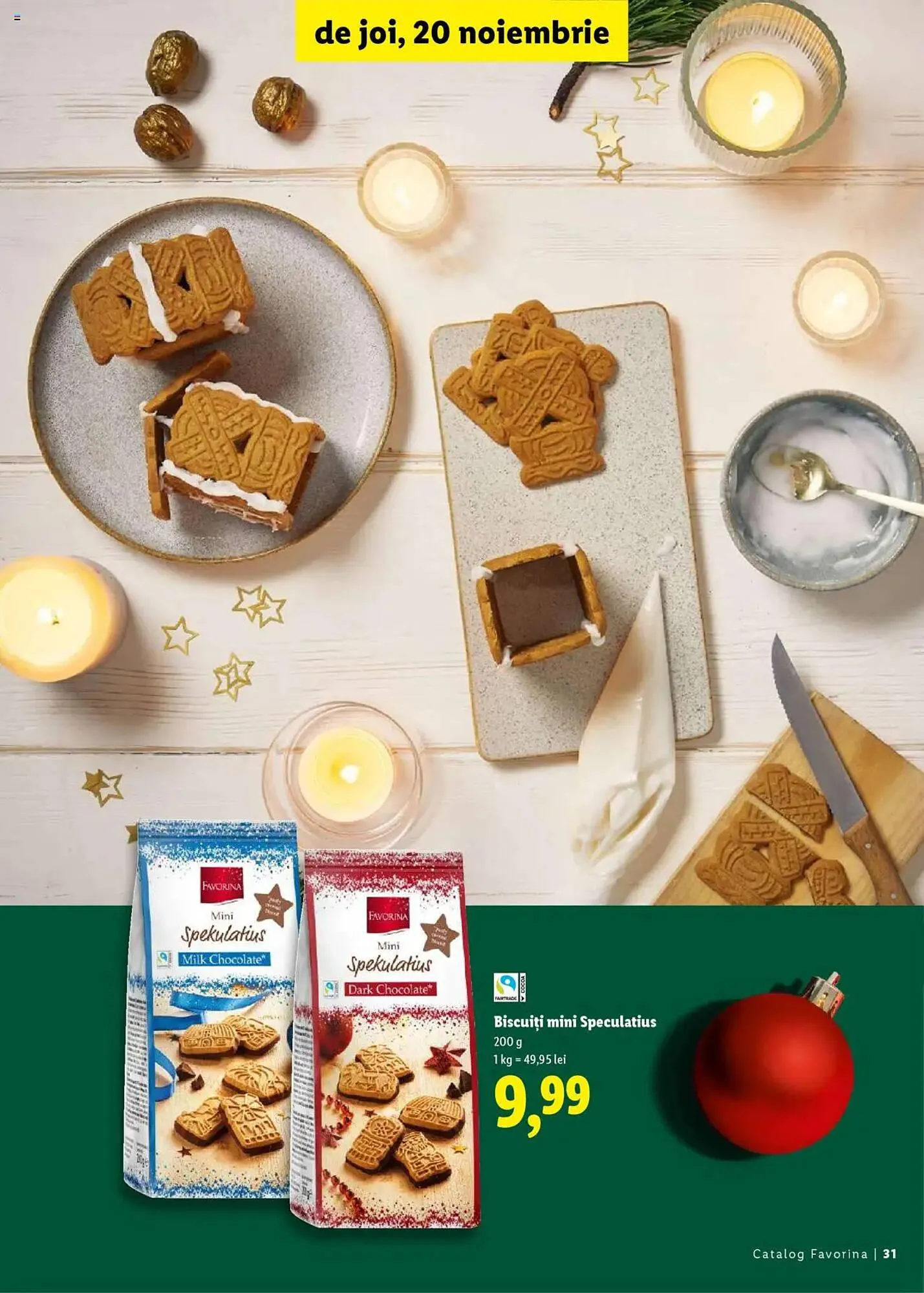 Catalog Catalog Lidl de la 15 octombrie până la 31 decembrie 2025 - Revista Pagina 31