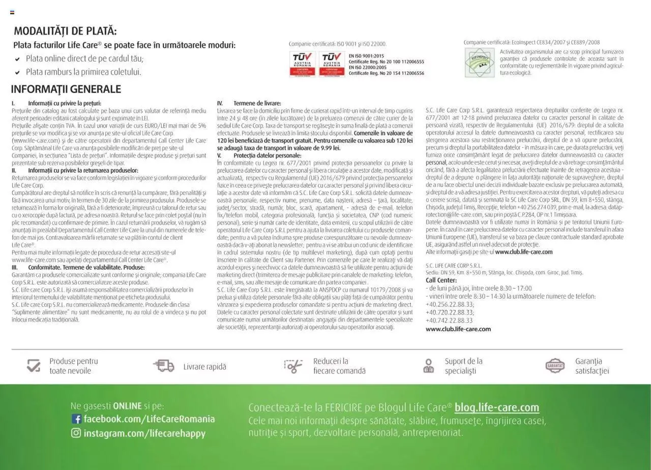 Catalog Life Care - Catalog Life Care toamna 2023 - iarna 2024 de la 1 septembrie până la 31 ianuarie 2024 - Revista Pagina 171