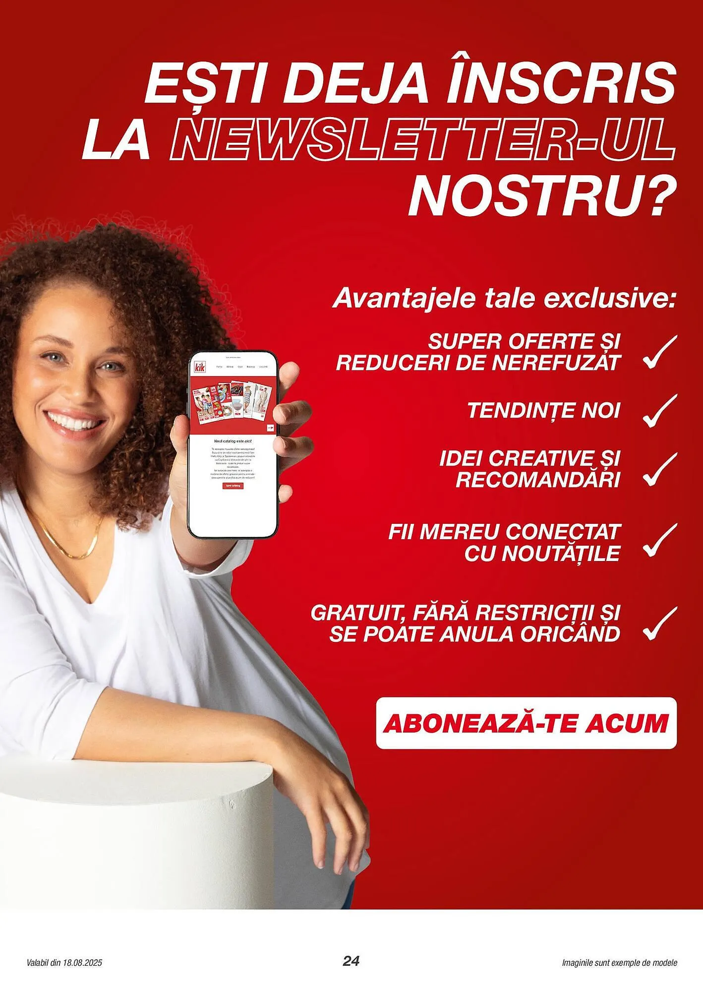 Catalog Catalog Kik de la 18 august până la 30 august 2025 - Revista Pagina 24