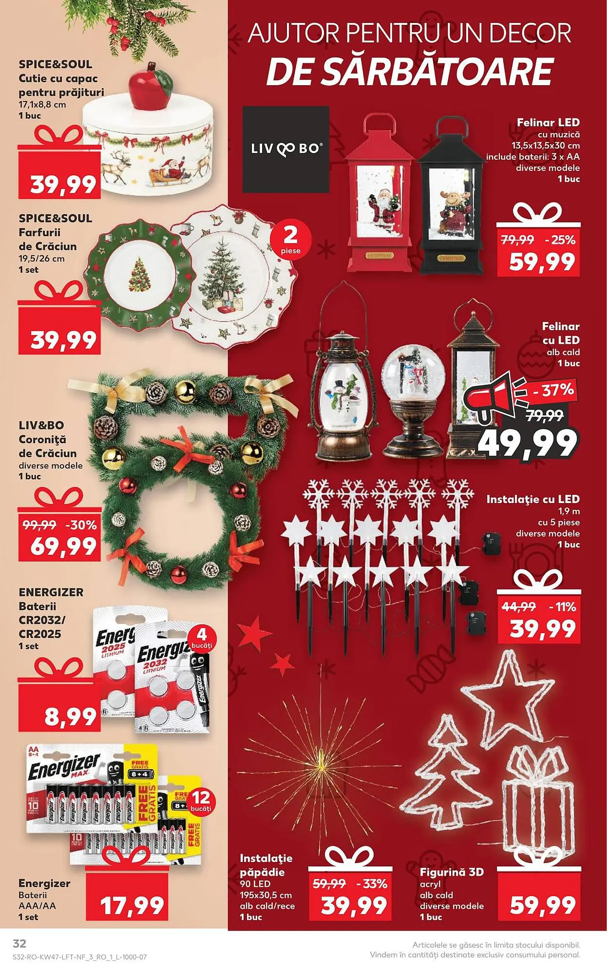 Catalog Kaufland catalog de la 22 noiembrie până la 28 noiembrie 2023 - Revista Pagina 32