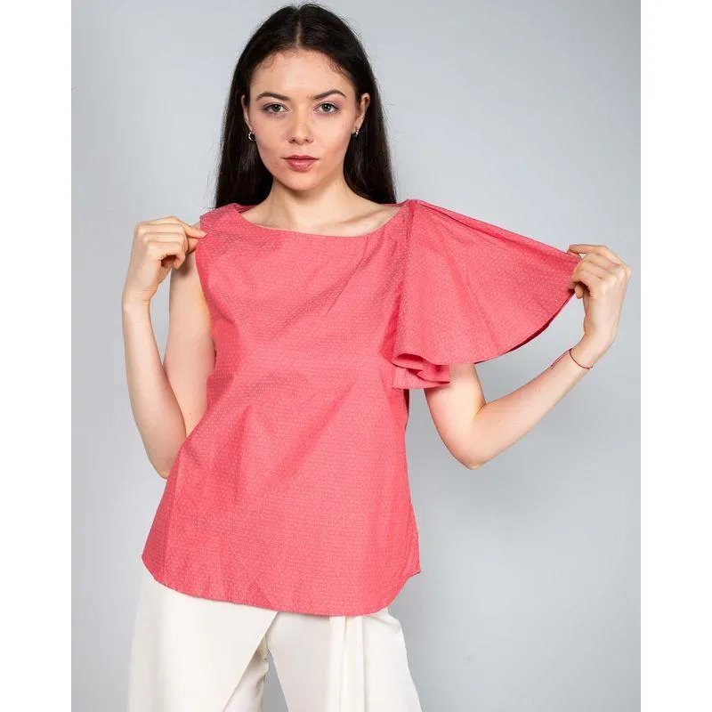 Bluza cu un umar acoperit N240127010