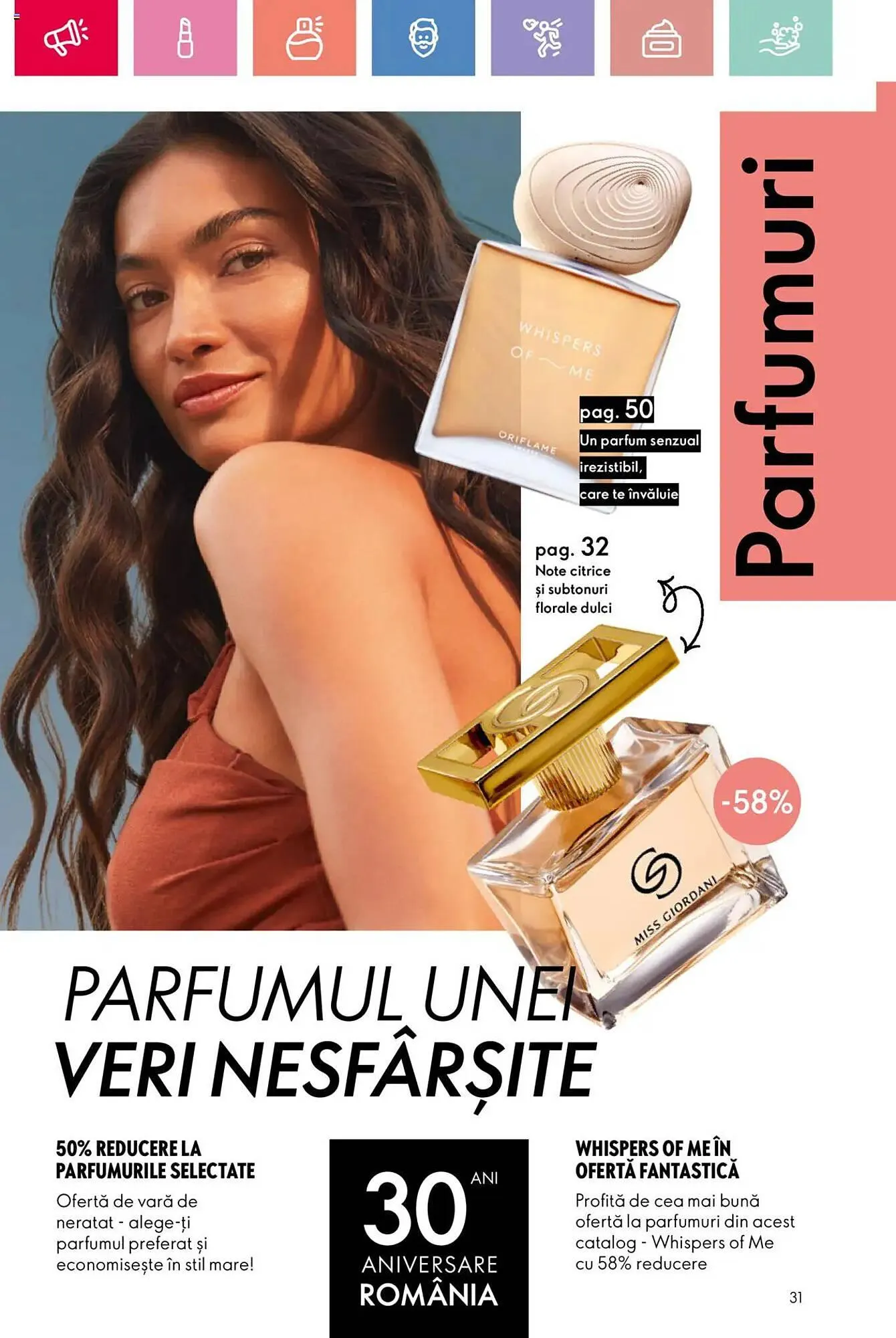 Catalog Catalog Oriflame de la 15 iunie până la 5 iulie 2025 - Revista Pagina 31