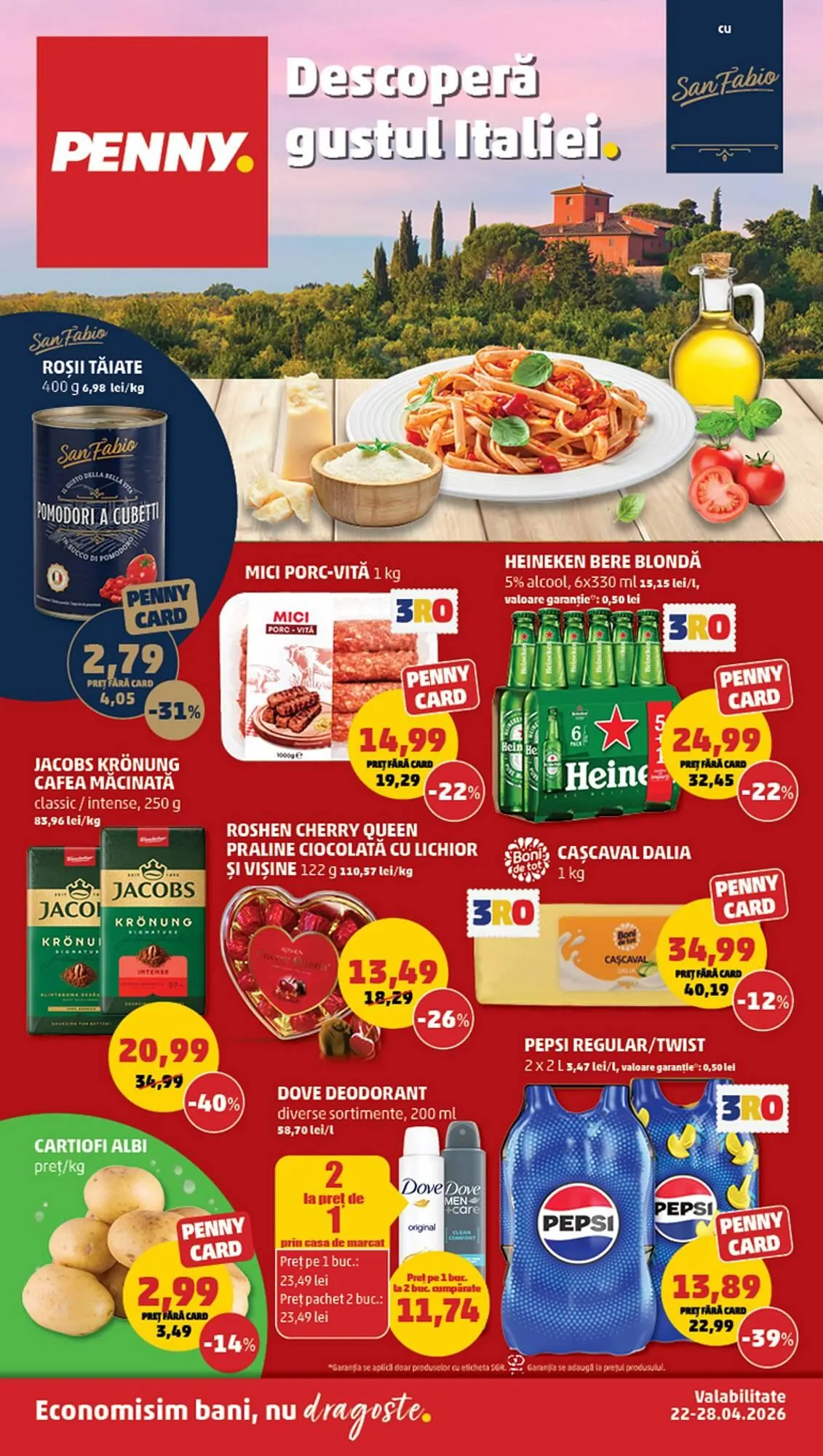 Catalog Catalog Penny de la 22 aprilie până la 28 aprilie 2026 - Revista Pagina 1