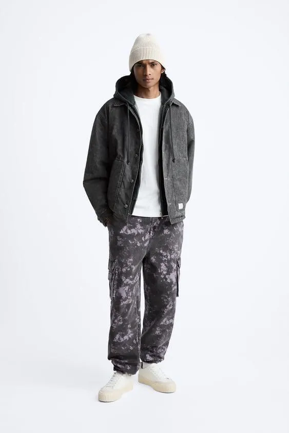 PANTALONI CARGO TIE DYE