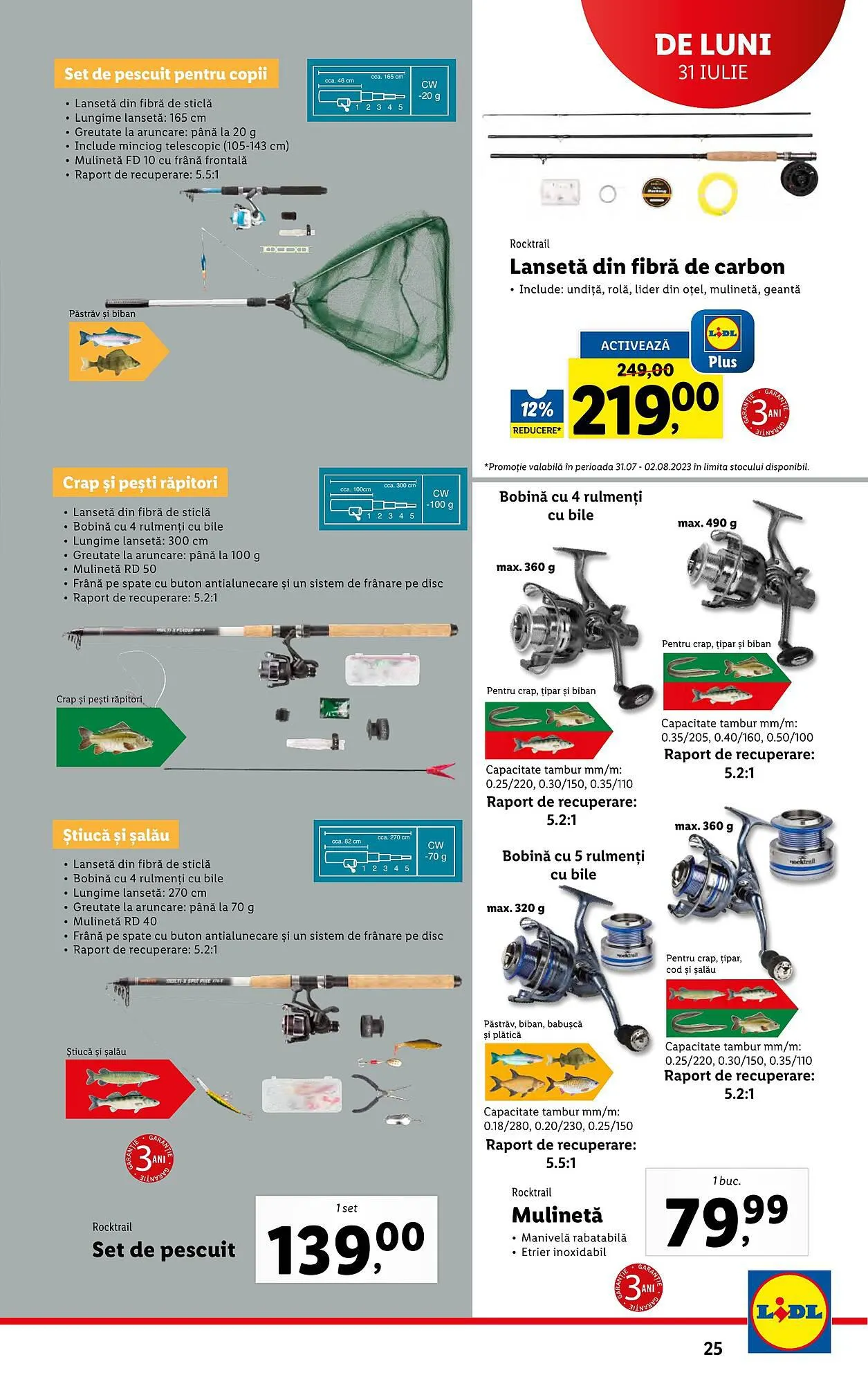 Catalog Lidl catalog de la 31 iulie până la 6 august 2023 - Revista Pagina 25