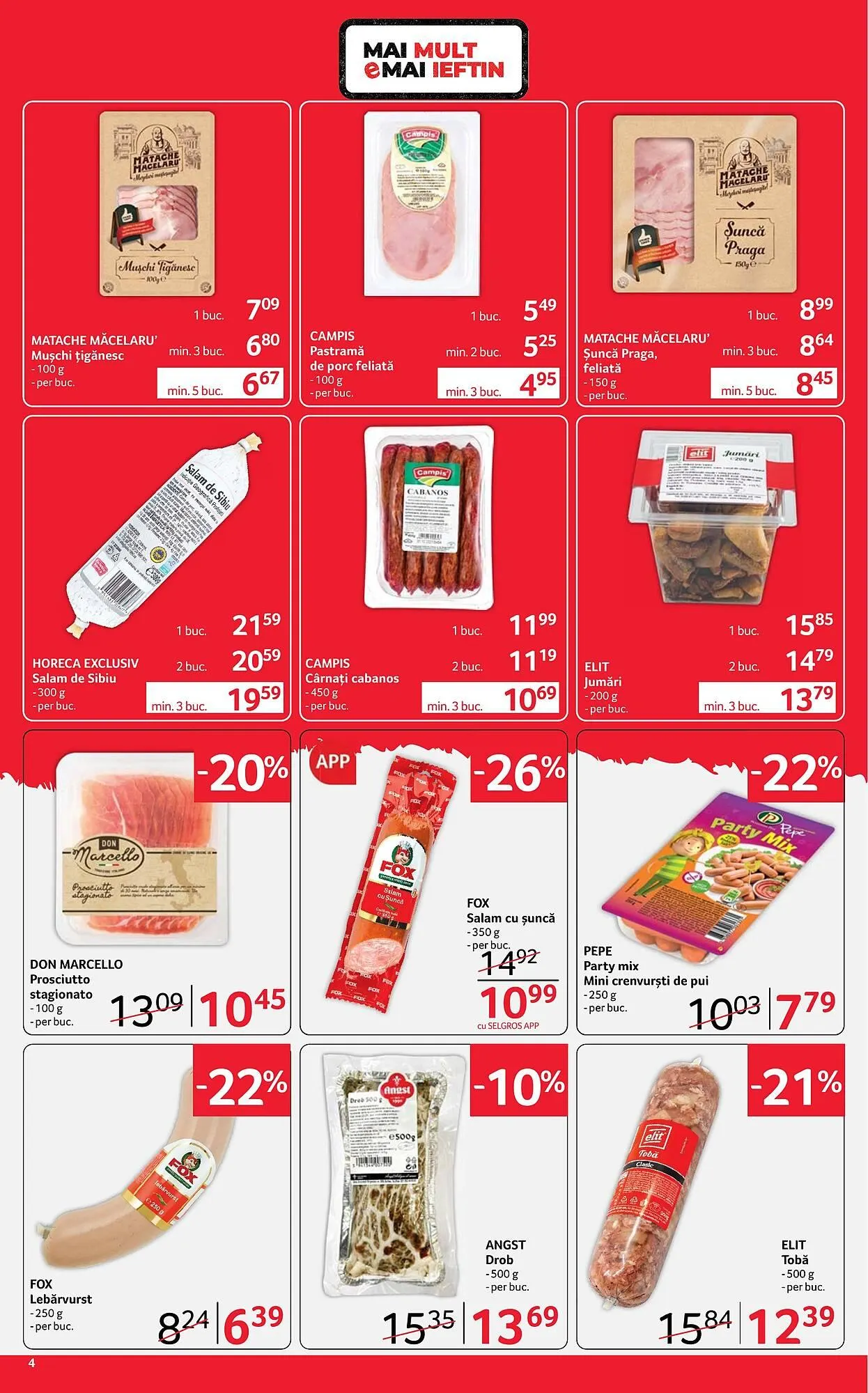 Catalog Catalog Selgros de la 3 aprilie până la 16 aprilie 2026 - Revista Pagina 4