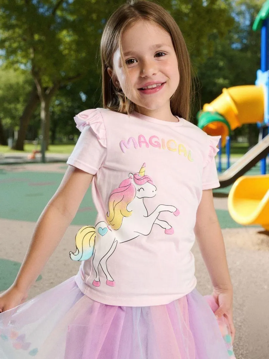 Tricou cu aplicație 3D