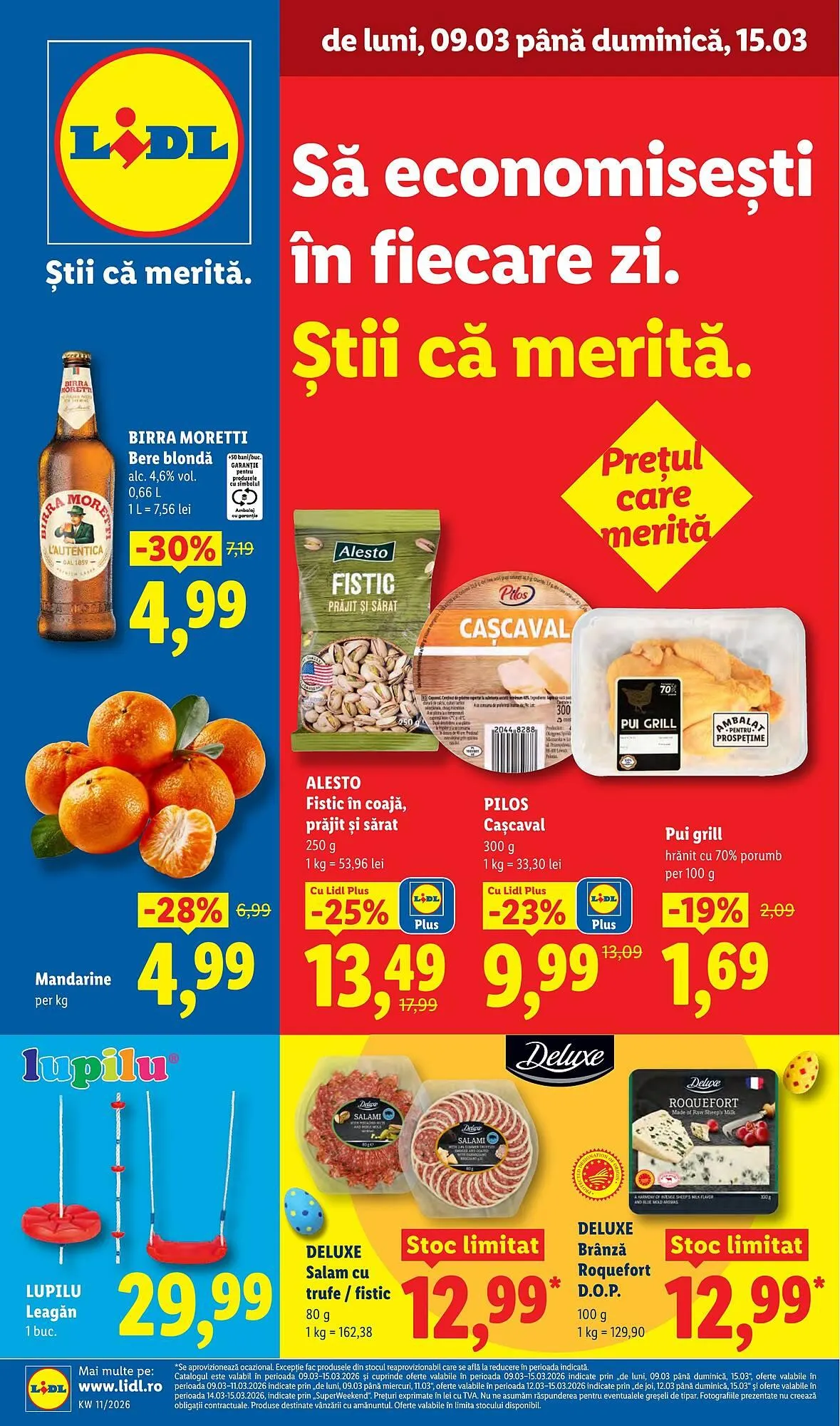 Catalog Catalog Lidl de la 9 martie până la 15 martie 2026 - Revista Pagina 1