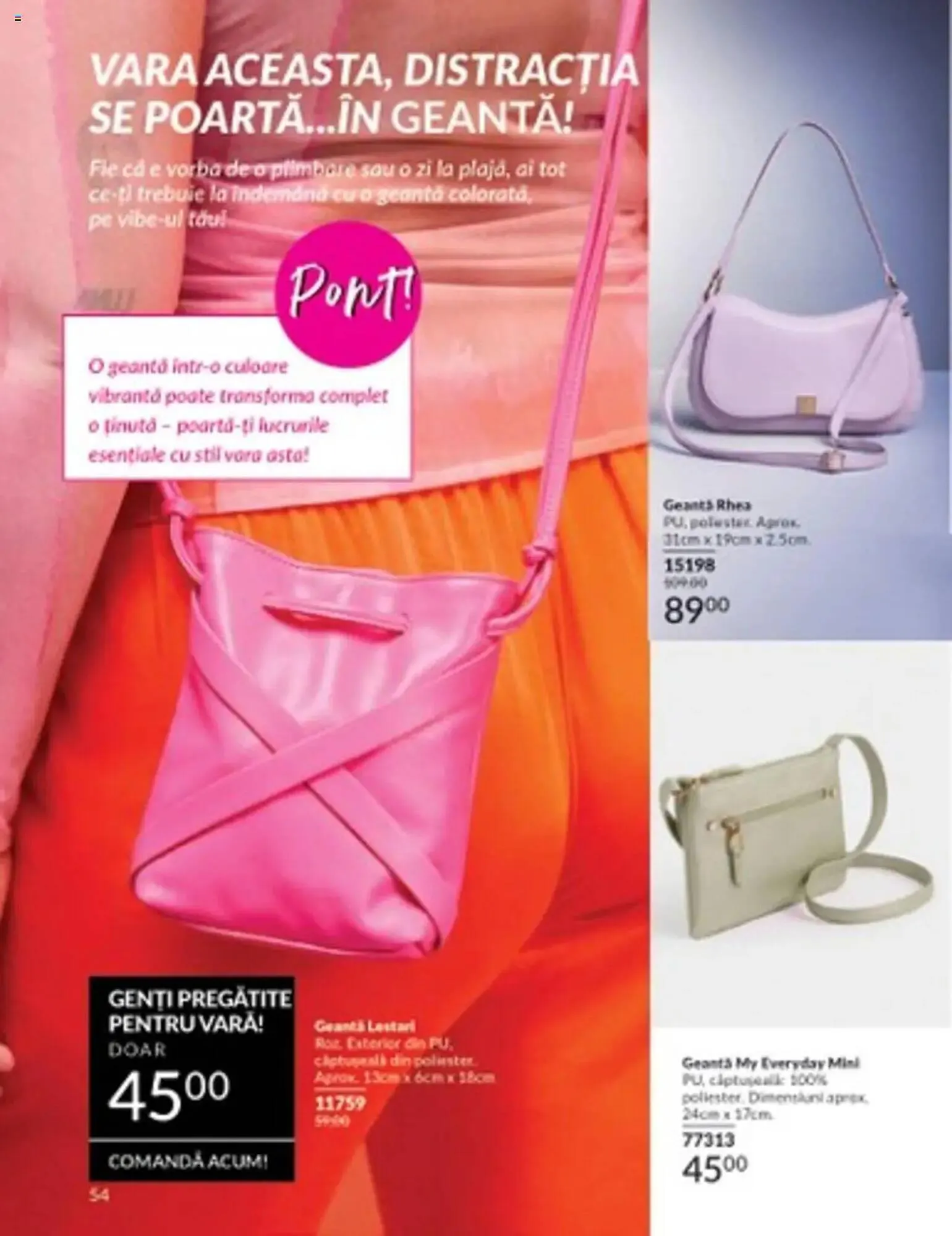 Catalog Catalog Avon de la 30 iunie până la 31 iulie 2025 - Revista Pagina 54